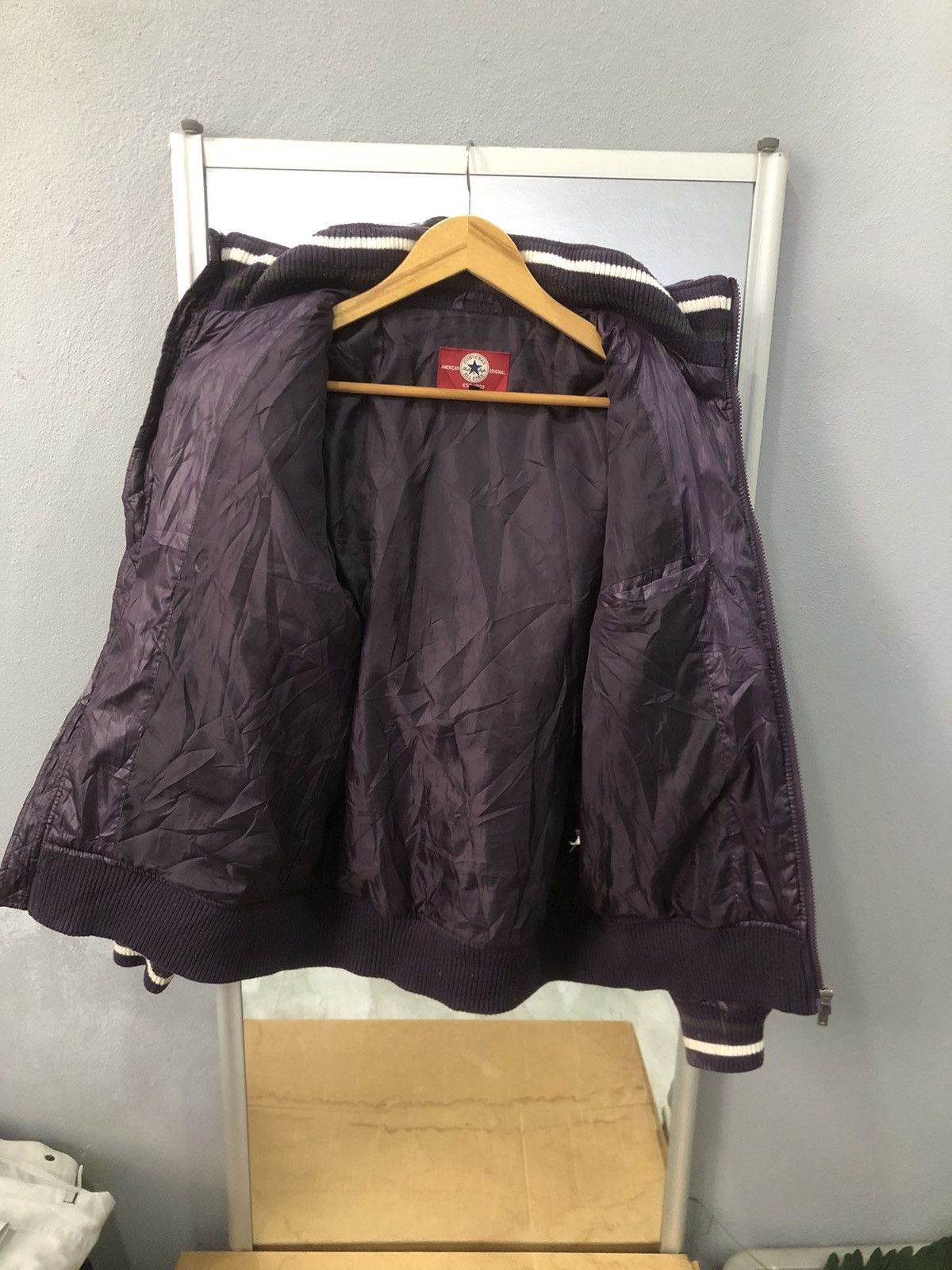 Converse × Vintage Converse distressed jacket Size US M / EU 48-50 / 2 - 9 Thumbnail