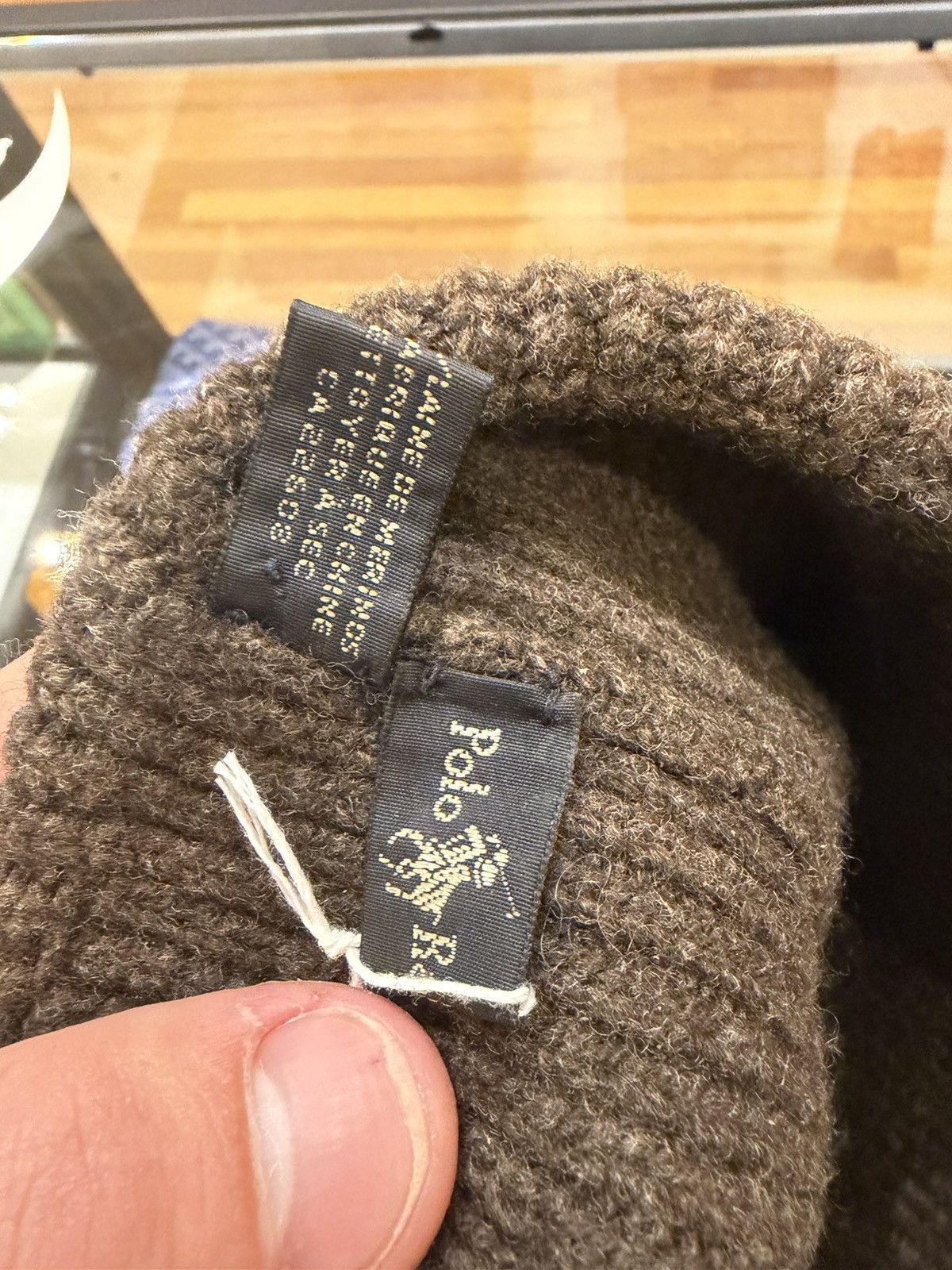 Polo Ralph Lauren Polo Ralph Lauren Wool Beanie - Grey Size ONE SIZE - 3 Thumbnail