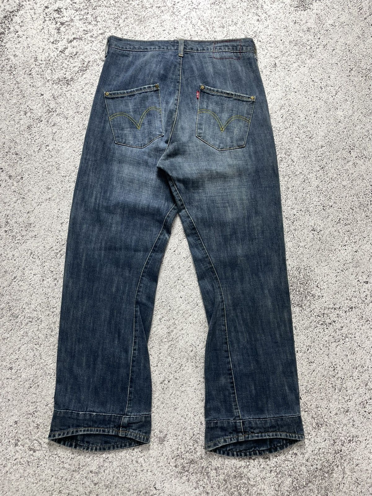 Levi's Vintage Levis Engineered Twisted Jeans Size US 31 - 4 Thumbnail
