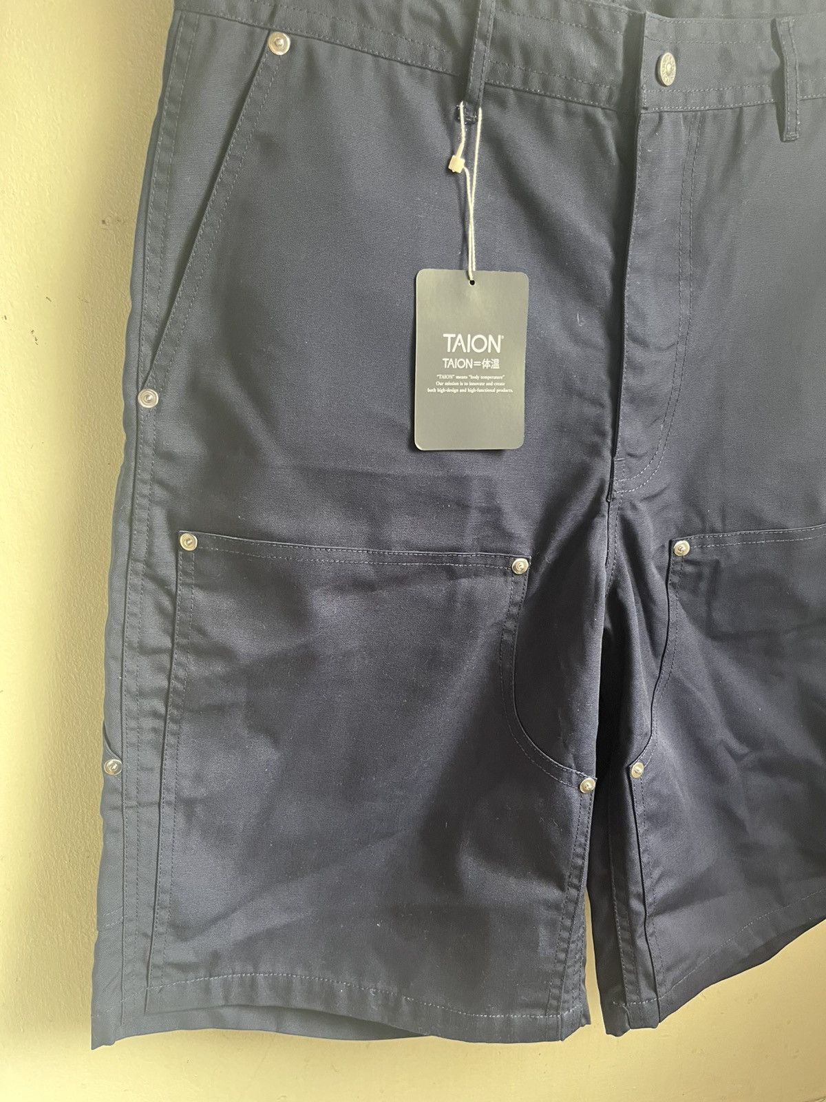 Taion Work Shorts Navy L in Blue, Men's (Size 34) — image 2 of 6