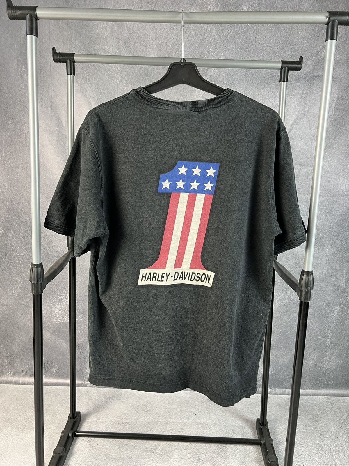 Harley Davidson × Vintage Vintage Harley Davidson USA biker T-shirt Size US M / EU 48-50 / 2 - 2 Thumbnail