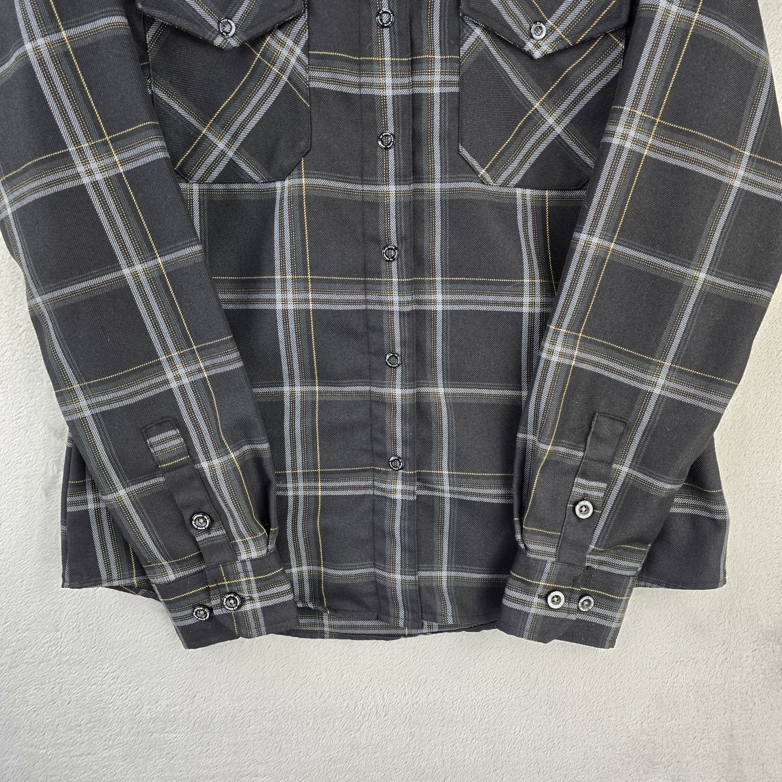 Dixxon Dixxon Black Rifle Coffee Co. Women Shirt Medium Black Plaid Size M / US 6-8 / IT 42-44 - 5 Thumbnail