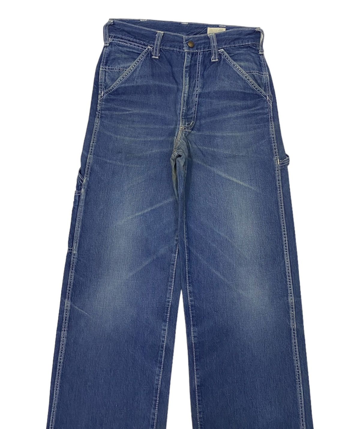 Japanese Brand 🔥WRANGLER 80s CARPENTER DENIM JEANS LOOSE Size US 29 - 5 Thumbnail