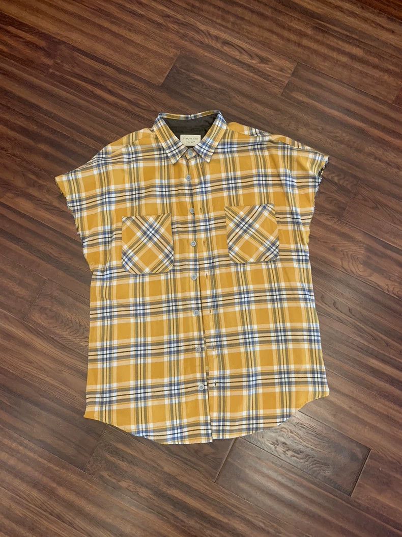 Fear of God Fear of God Plaid shirt with a shoulder Size US L / EU 52-54 / 3 - 2 Thumbnail