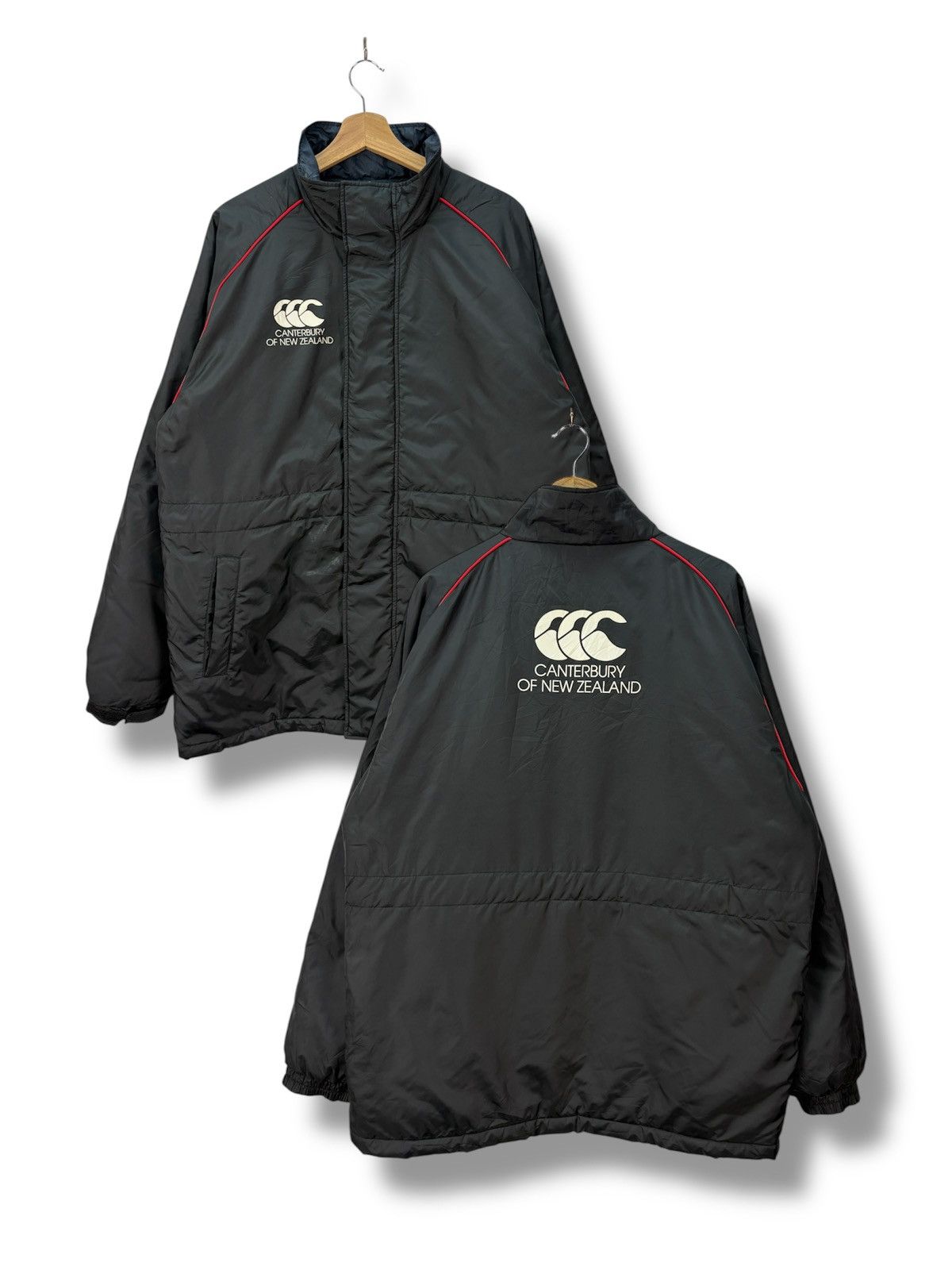 Canterbury of New Zealand × Vintage Vintage CANTERBURY Light Puffer Jacket Windbreaker Size US XL / EU 56 / 4 - 1 Thumbnail