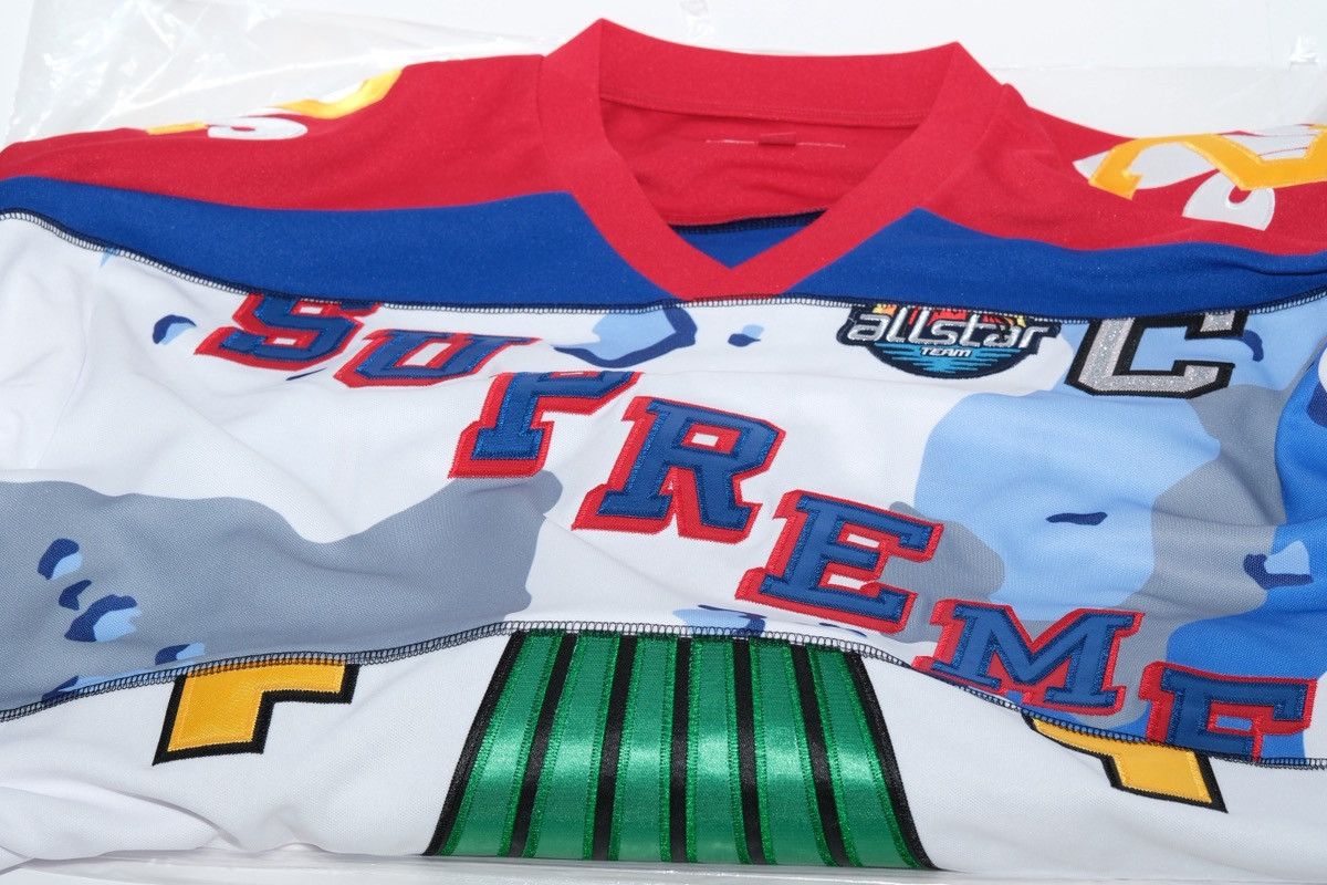 Supreme Supreme SS26 Paneled Hockey Jersey Size Large White Size US L / EU 52-54 / 3 - 4 Thumbnail