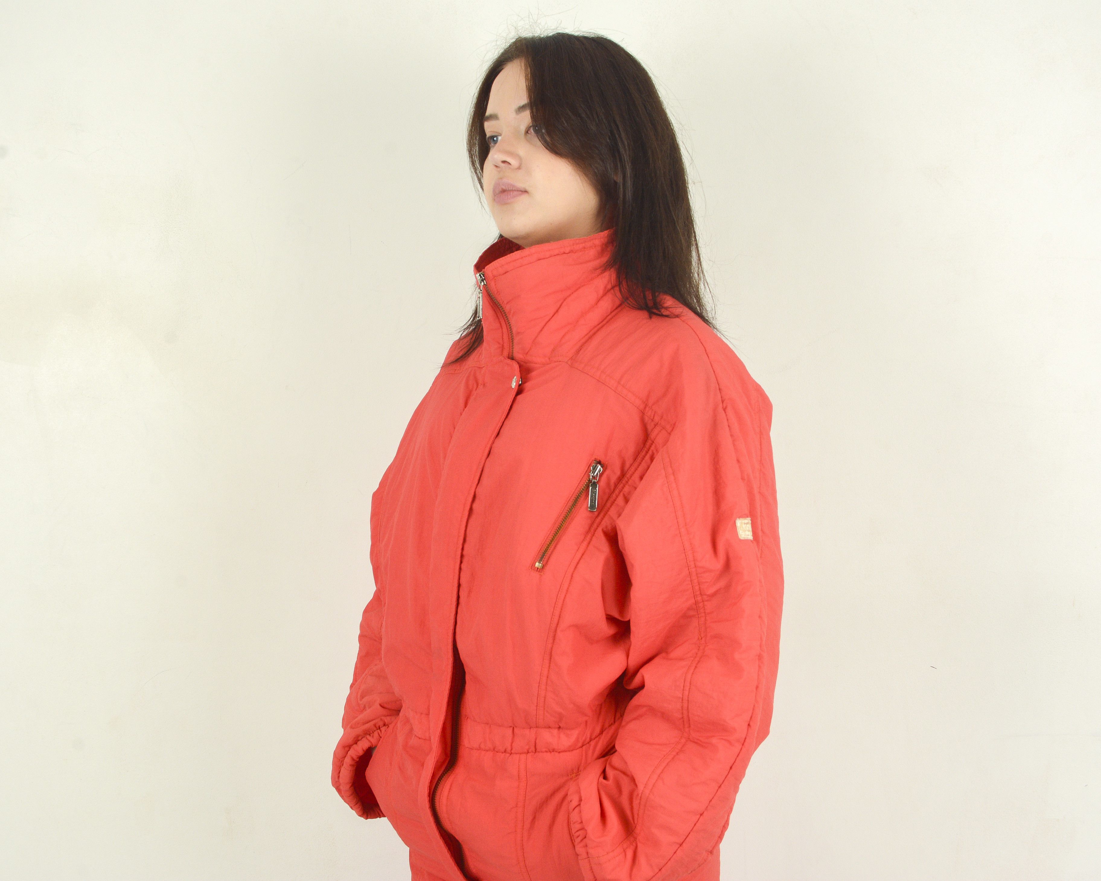 Martinelli × Vintage 90's Ski Suit Women M Jumpsuit Nylon Overalls bibs snowsuit Size 30" / US 8 / IT 44 - 6 Thumbnail