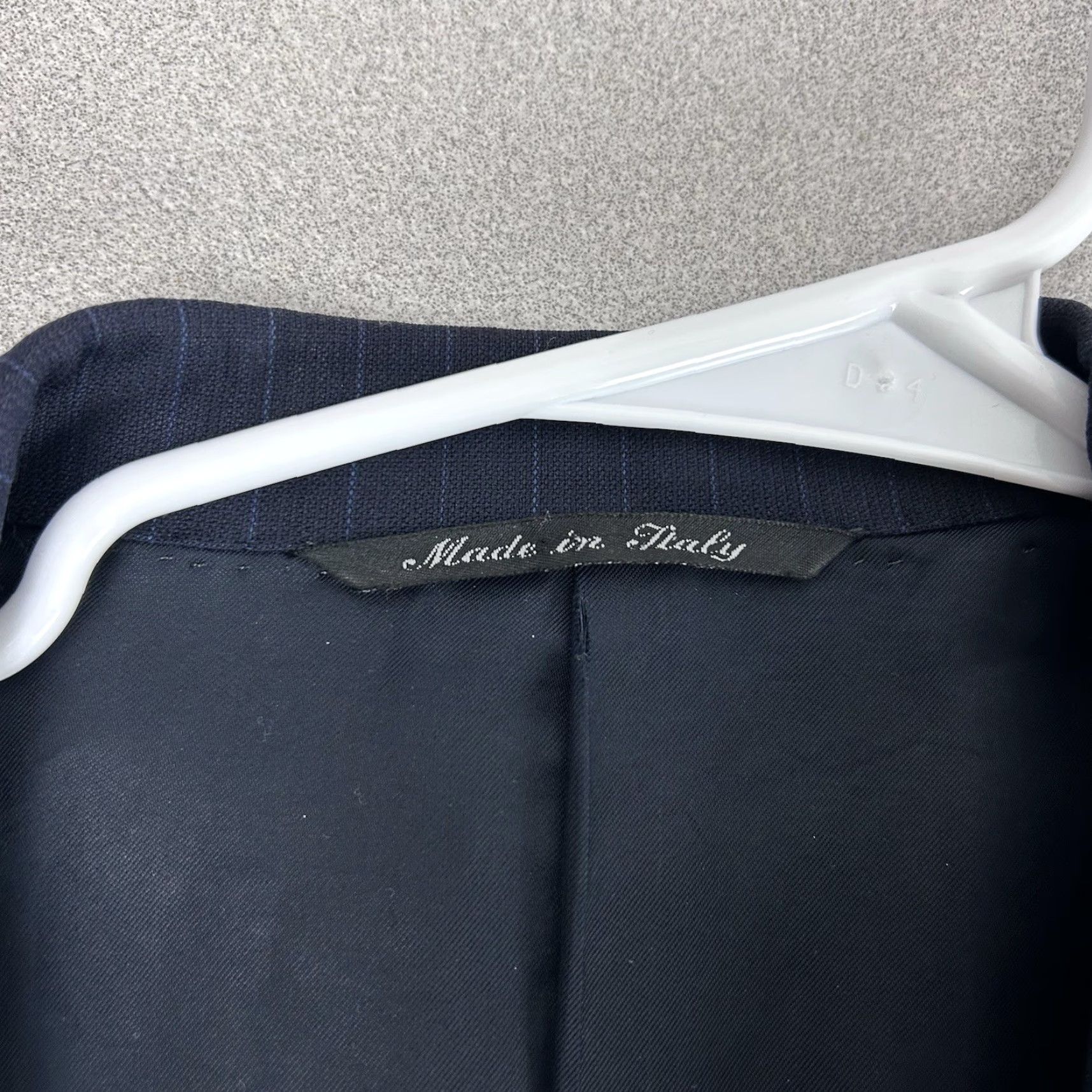 Canali VINTAGE Canali Sport Coat Men 40 Blue Blazer Pin Stripe Casual Suit Jacket Size 40R - 2 Thumbnail