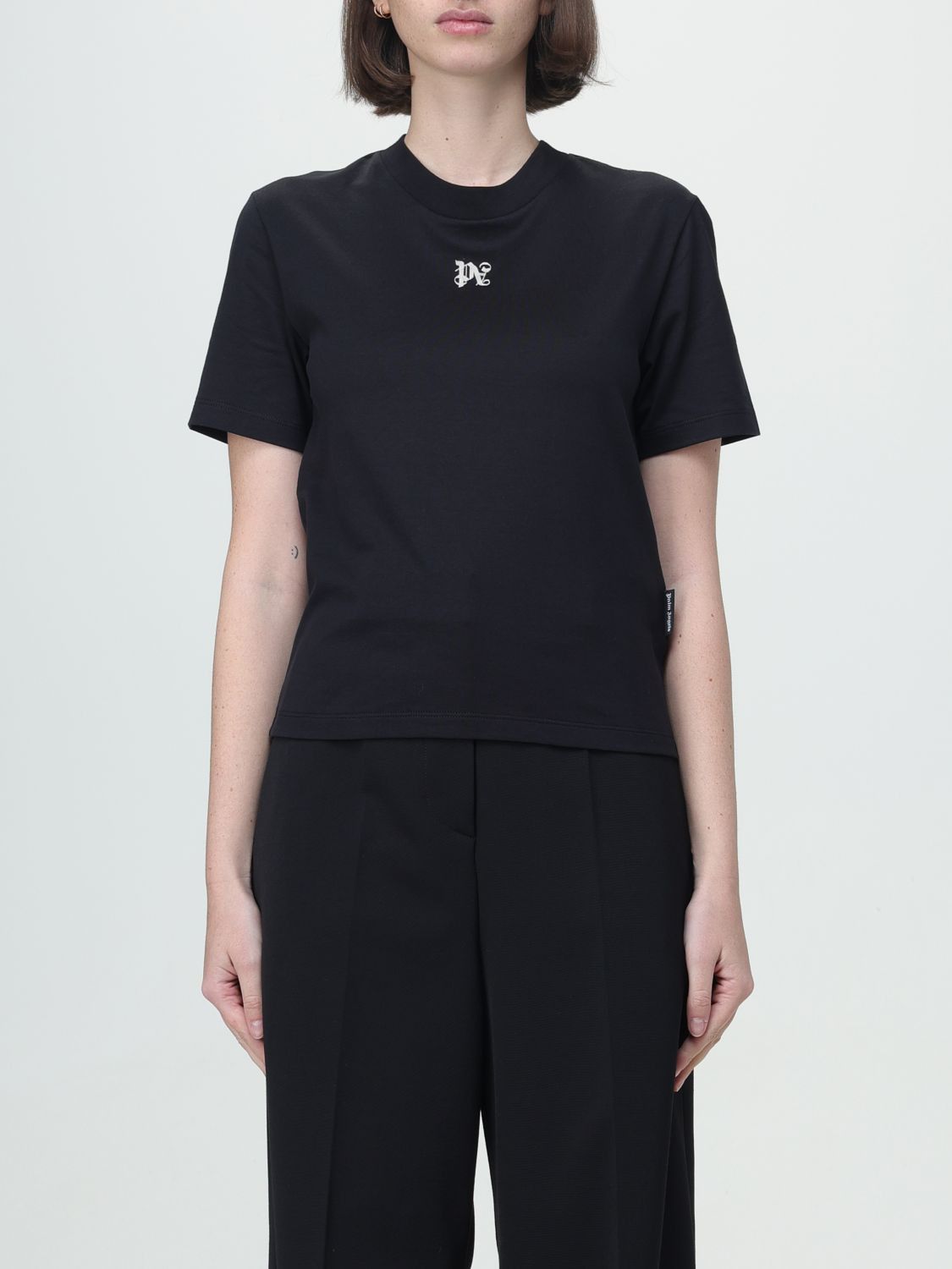 image of Palm Angels T-Shirt Woman Black, Women's (Size 2XS)