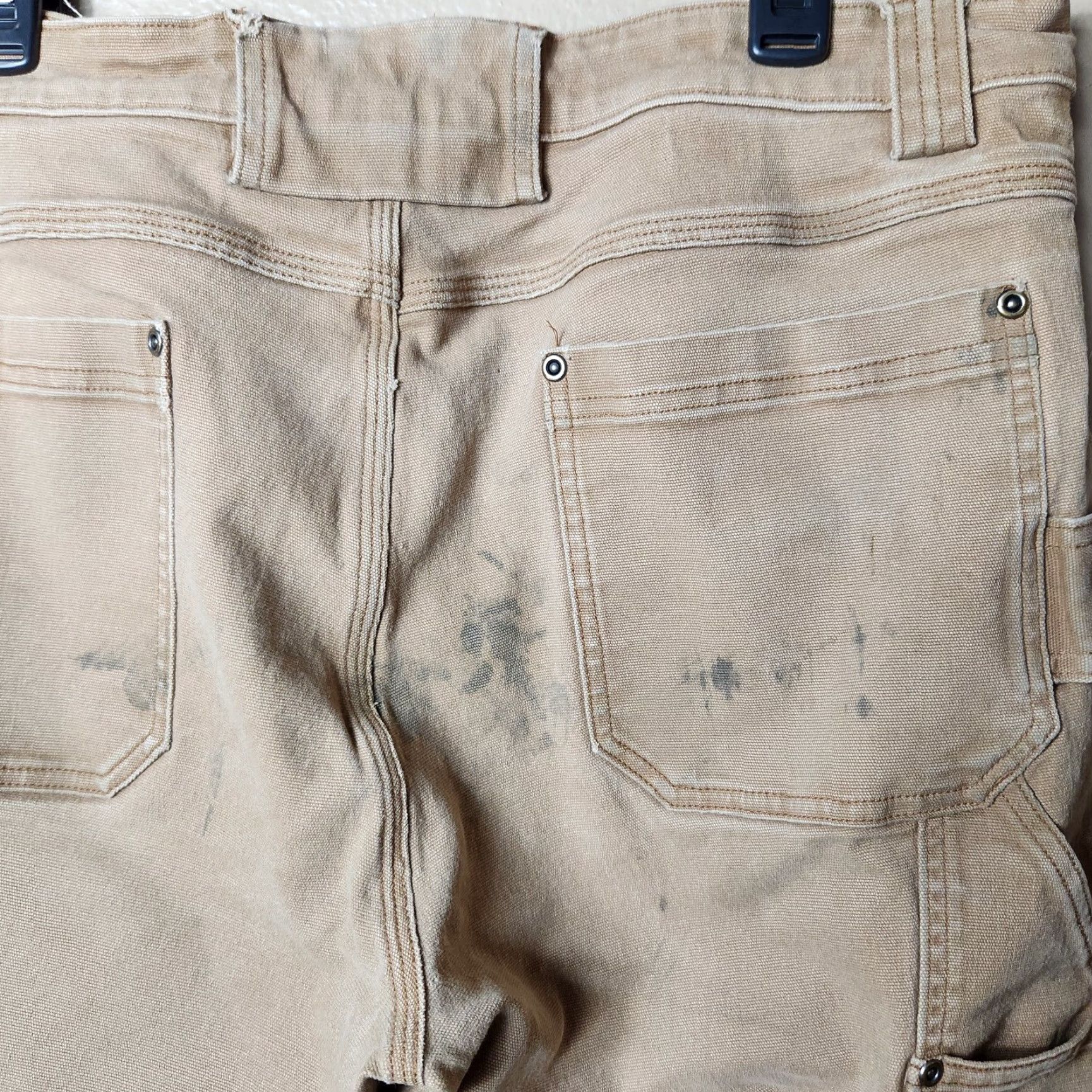 CO Duluth Duluth Trading Co Camel Burly Flex Fire Hose Carpenter Pants-Size 38x30 Camel Beige Carpenter Pants, 38x30 - Mens Size US 38 / EU 54 - 7 Thumbnail