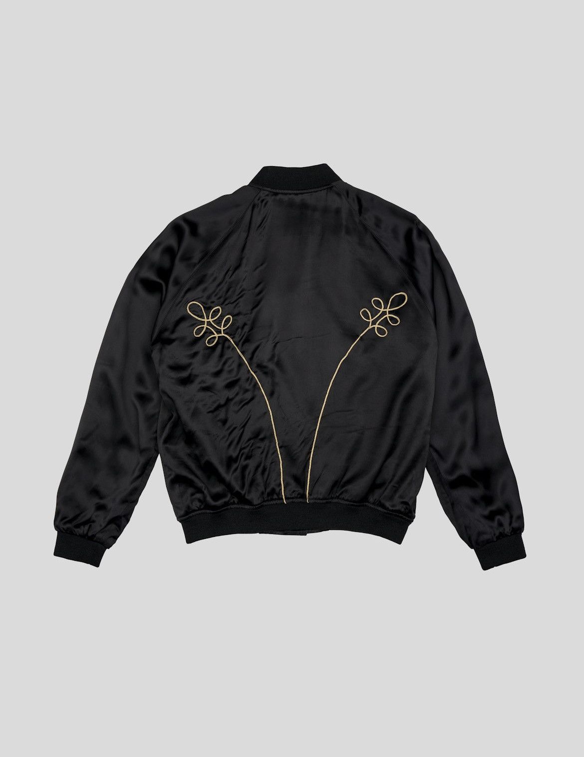 Saint Laurent Paris BNWT Gold Embroidered Psych Rock Bomber Size US S / EU 44-46 / 1 - 2 Thumbnail