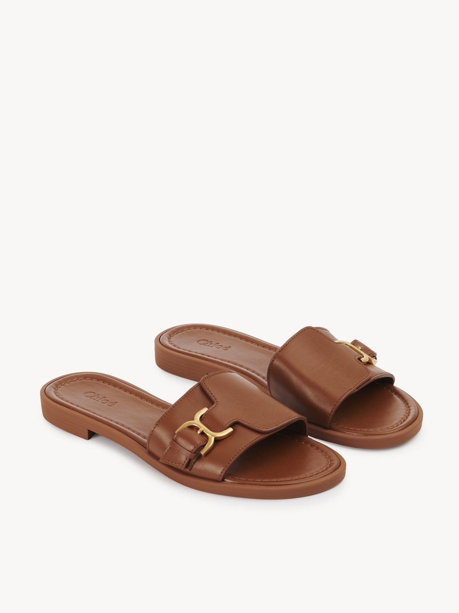 Chloe oc11z0625 Marcie Slides in Brown Size US 7 / IT 37 - 2 Thumbnail