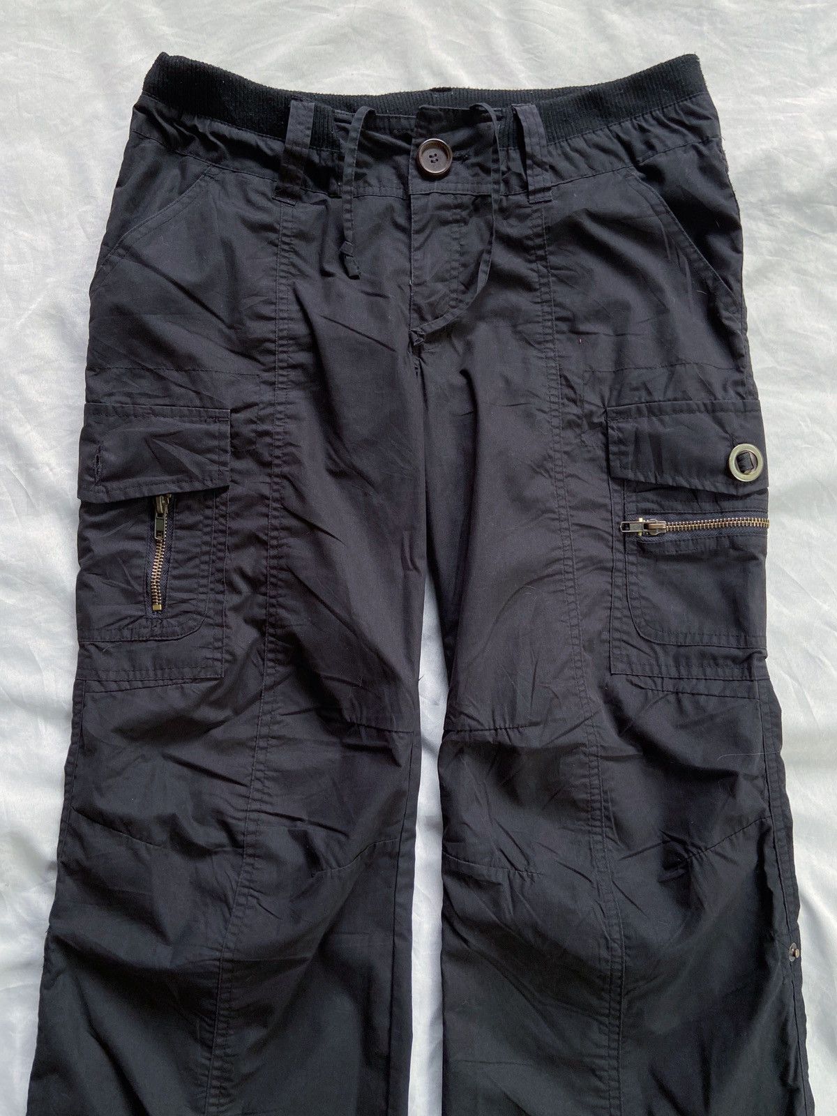 If Six Was Nine BEAUMONT CARR CARGO FLARED PANTS Size US 31 - 3 Thumbnail