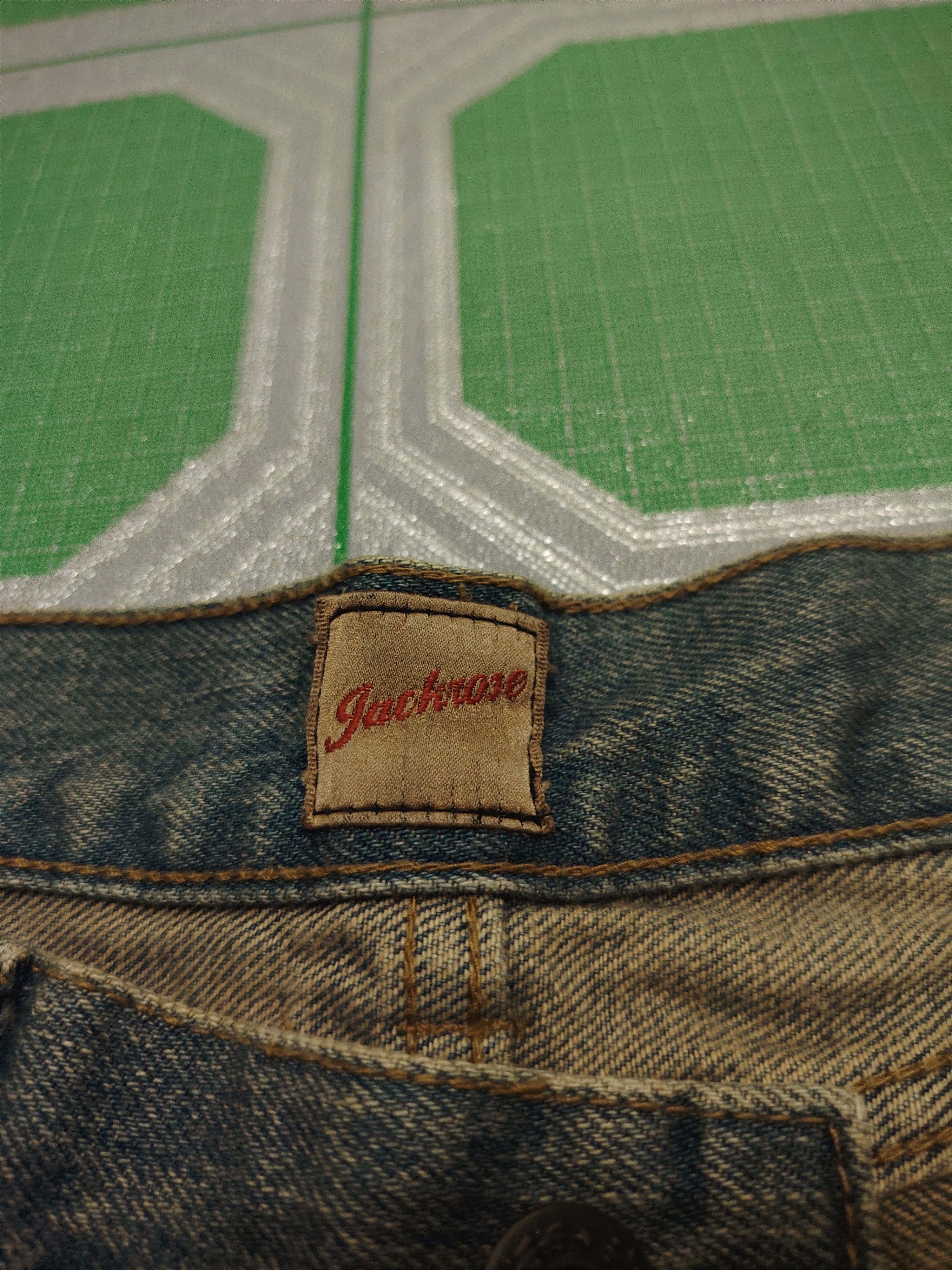 JACKROSE Rare!!! Jackrose distressed jeans bootcut Flared Jeans Size US 33 - 13 Thumbnail