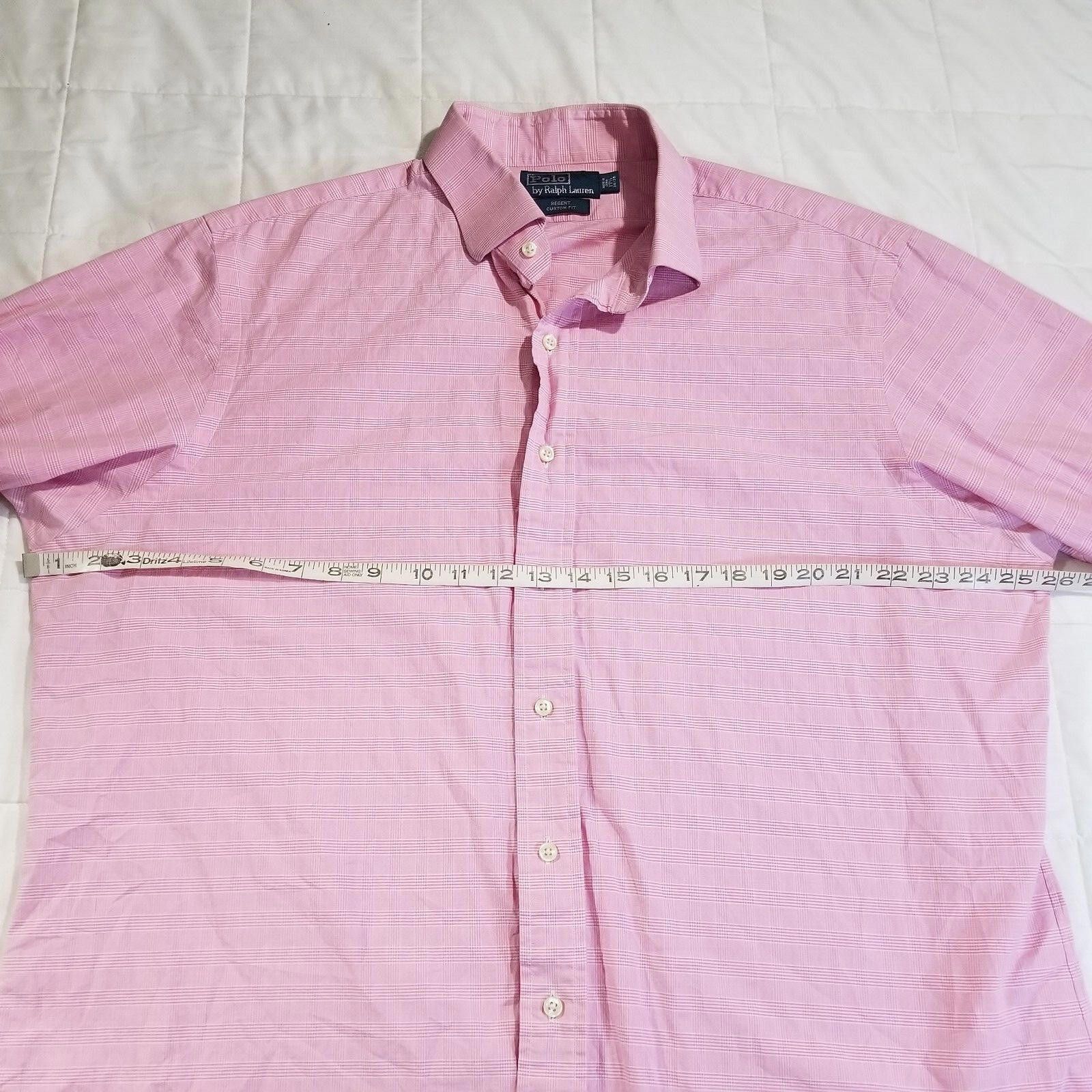 Polo Ralph Lauren Polo Ralph Lauren Regent Custom Fit Pink Button 17.5 34/35 Size US M / EU 48-50 / 2 - 7 Thumbnail