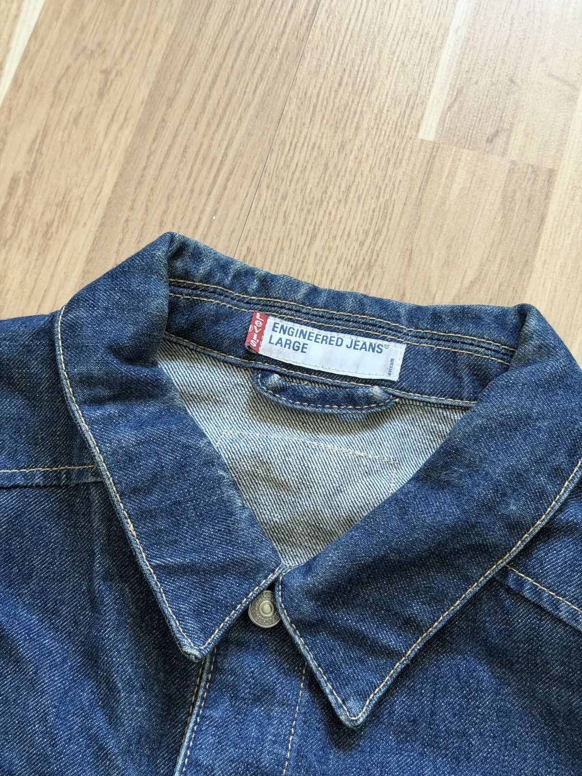 Levi's Vintage Clothing Levis workwear engineered denim jacket rare 2000s blue y2k Size US L / EU 52-54 / 3 - 4 Thumbnail