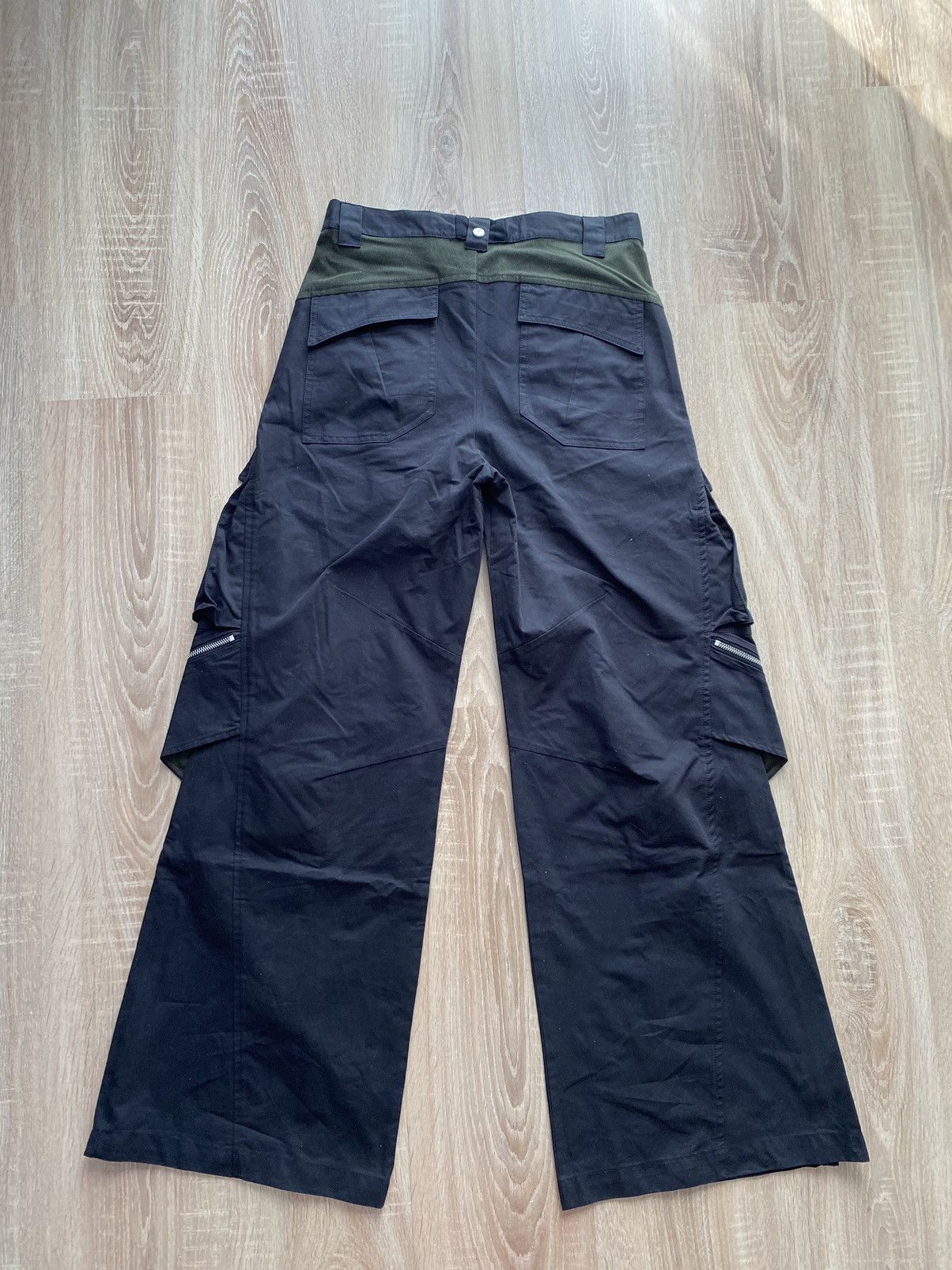 Japanese Brand Blind/No Plan Multi Zipper Spliced Workpants Size US 42 / EU 58 - 2 Thumbnail