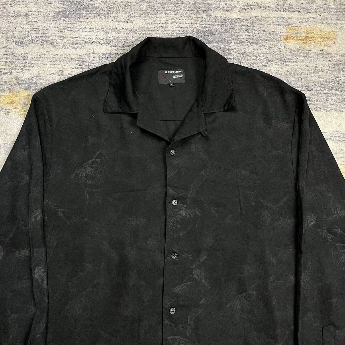 Japanese Brand Nobuaki Kaneko Glamb crow shirts Size US XL / EU 56 / 4 - 3 Thumbnail
