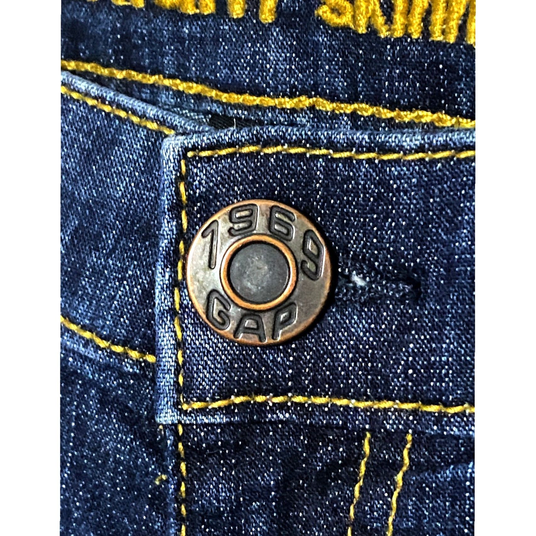 Gap Gap 1969 Premium Skinny Ankle Jeans Women 4 Dark Wash Denim Stretch 27in Inseam Preppy Normcore Y2K Jeans Size 27" / US 4 / IT 40 - 4 Thumbnail