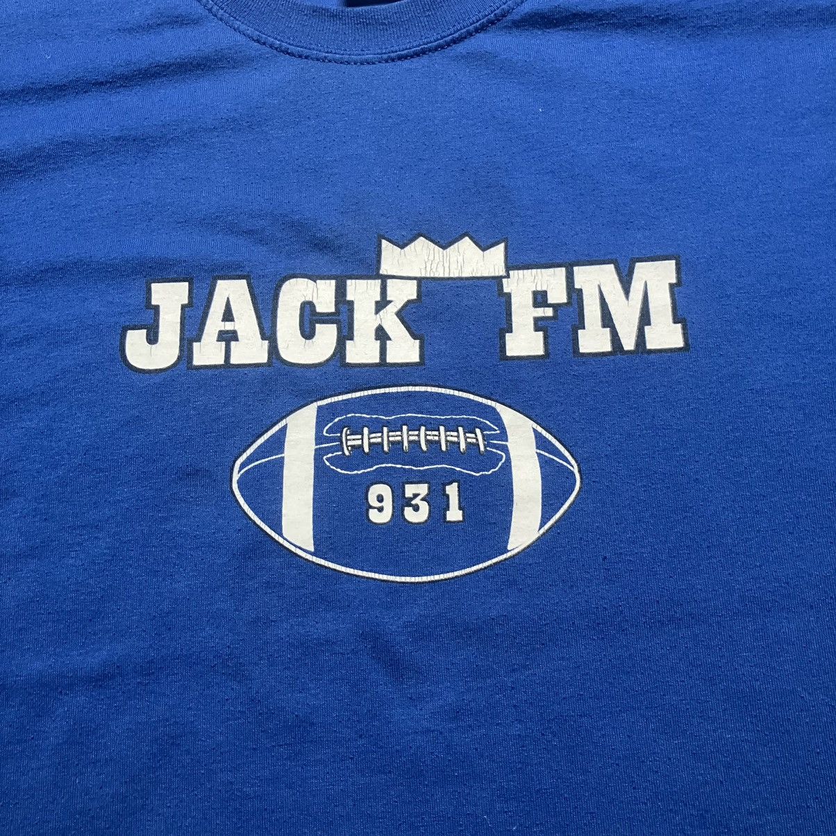 Jerzees × NFL × Vintage Vintage Jack FM 931 Lets Go Colts Radio T Shirt Size US XXL / EU 58 / 5 - 4 Thumbnail