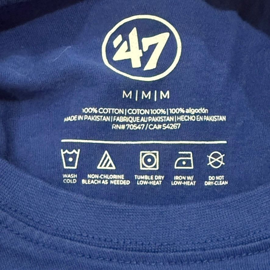 47 Chicago Cubs '47 Men's Blue Graphic Print T-Shirt Size US M / EU 48-50 / 2 - 5 Thumbnail