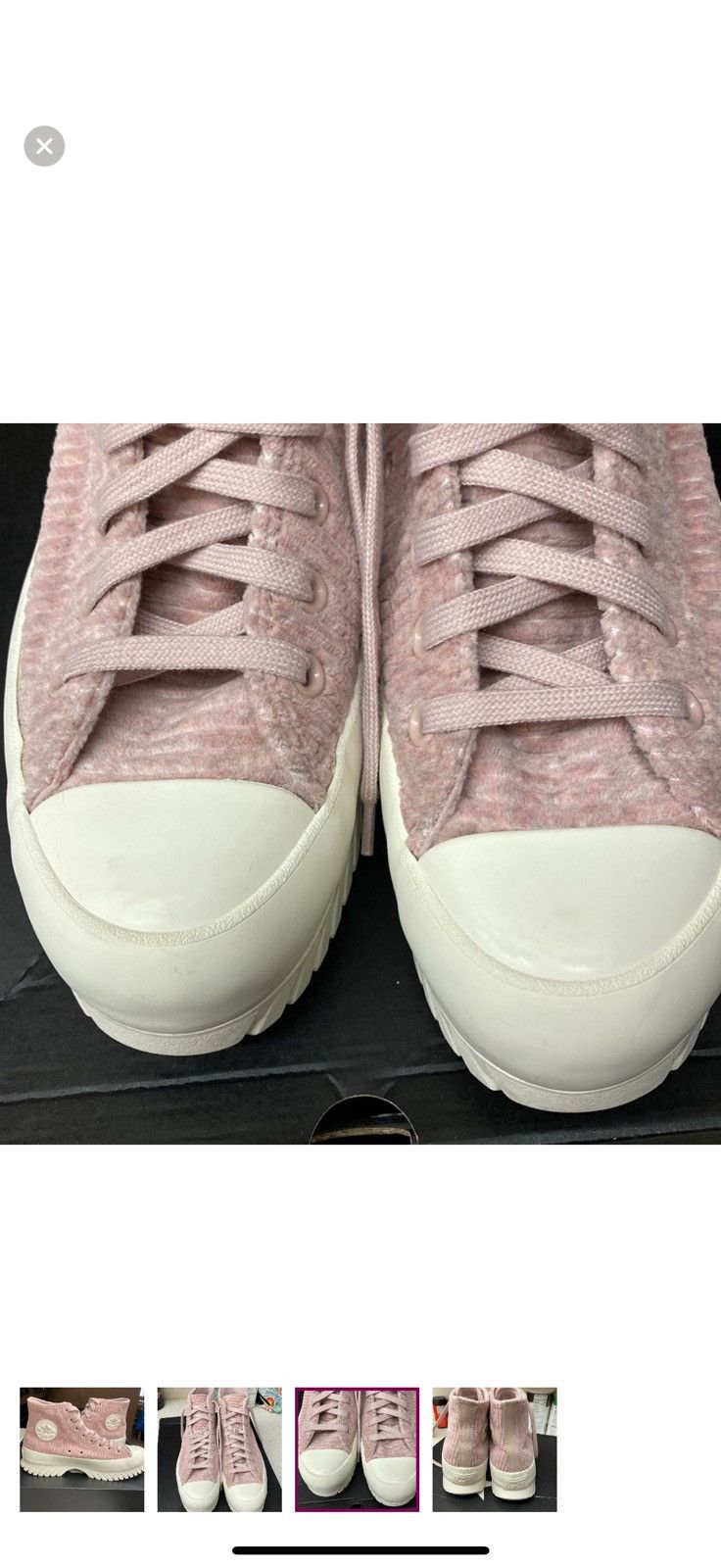 Other Converse high top corduroy mauve sneakers Size US 11 / IT 41 - 3 Thumbnail