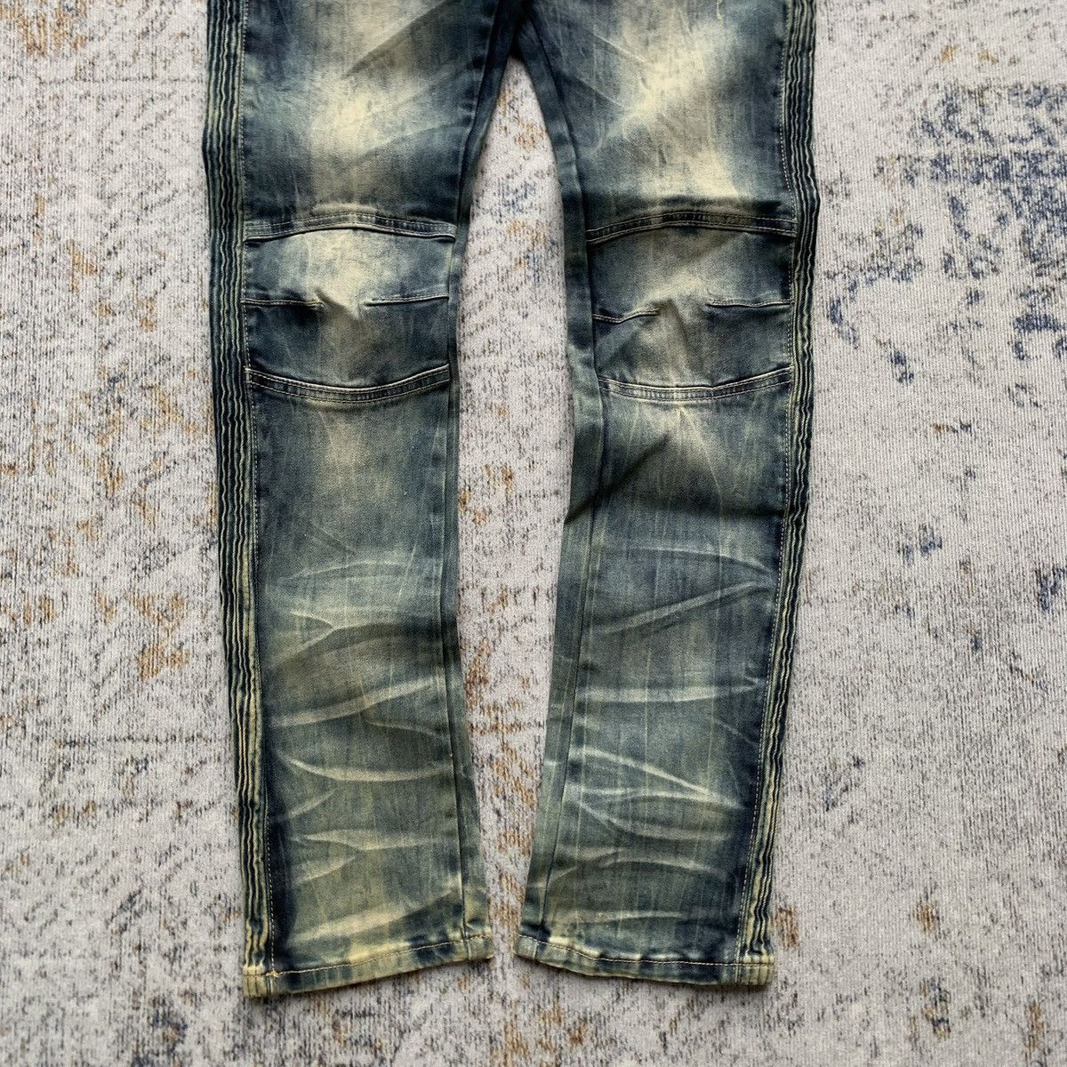 In The Attic 2000s - In The Attic Japanese Distressed Biker Pants Jeans Size US 30 / EU 46 - 5 Thumbnail