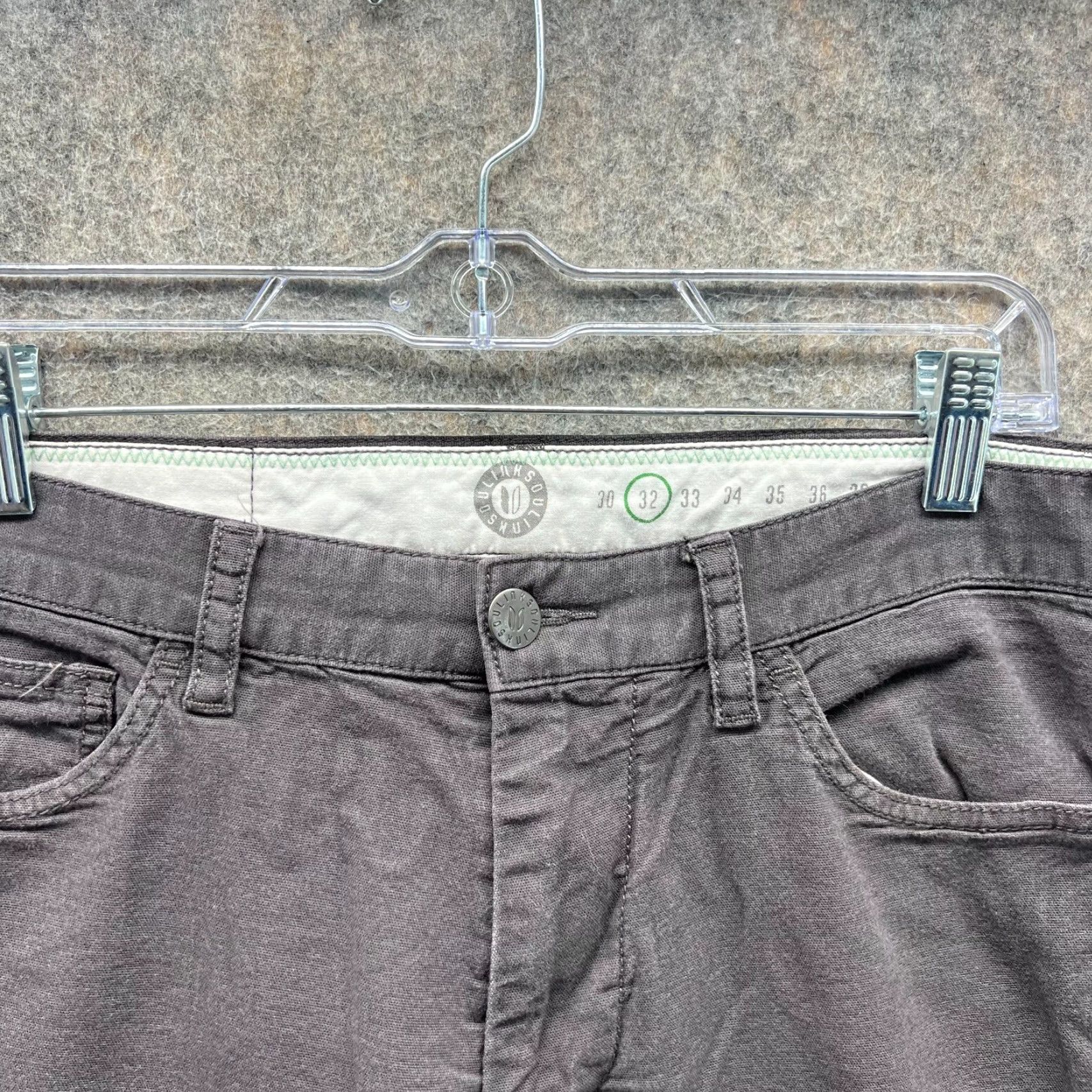 Denime Linksoul Jeans Mens 32 Grey Denim Straight Stretch Classic EUC Pants 5-Pocket Vintage Size US 32 / EU 48 - 5 Thumbnail