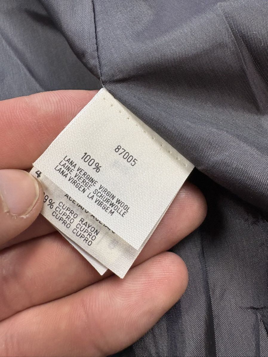 Designer Vintage iBlues Women’s Wool Suit Set Blazer & Skirt Gray Size M / US 6-8 / IT 42-44 - 11 Thumbnail
