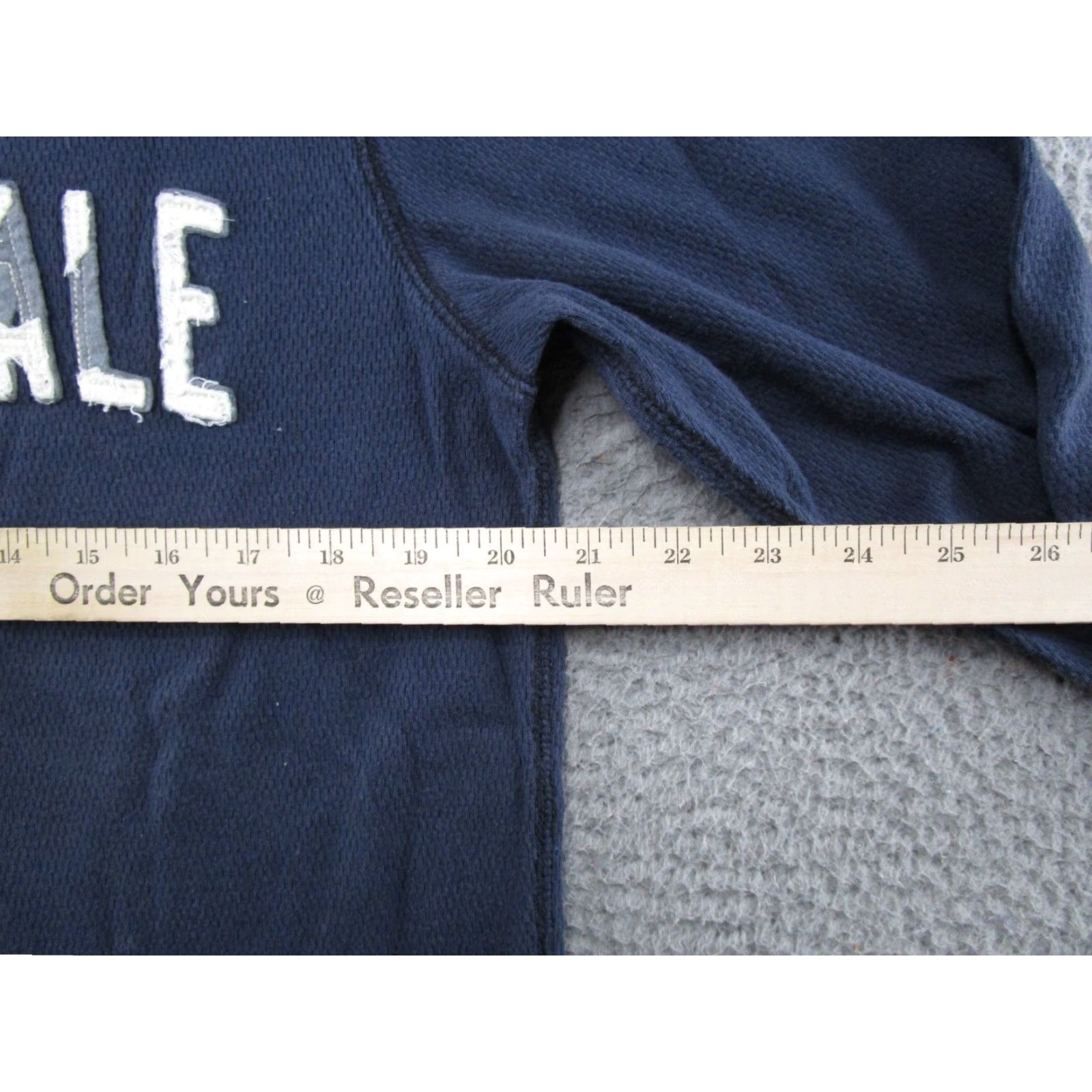 Aeropostale VINTAGE Aeropostale Y2K Navy Blue Shirt Waffle Knit Thermal Long Sleeve XL Skater Size US XL / EU 56 / 4 - 6 Thumbnail