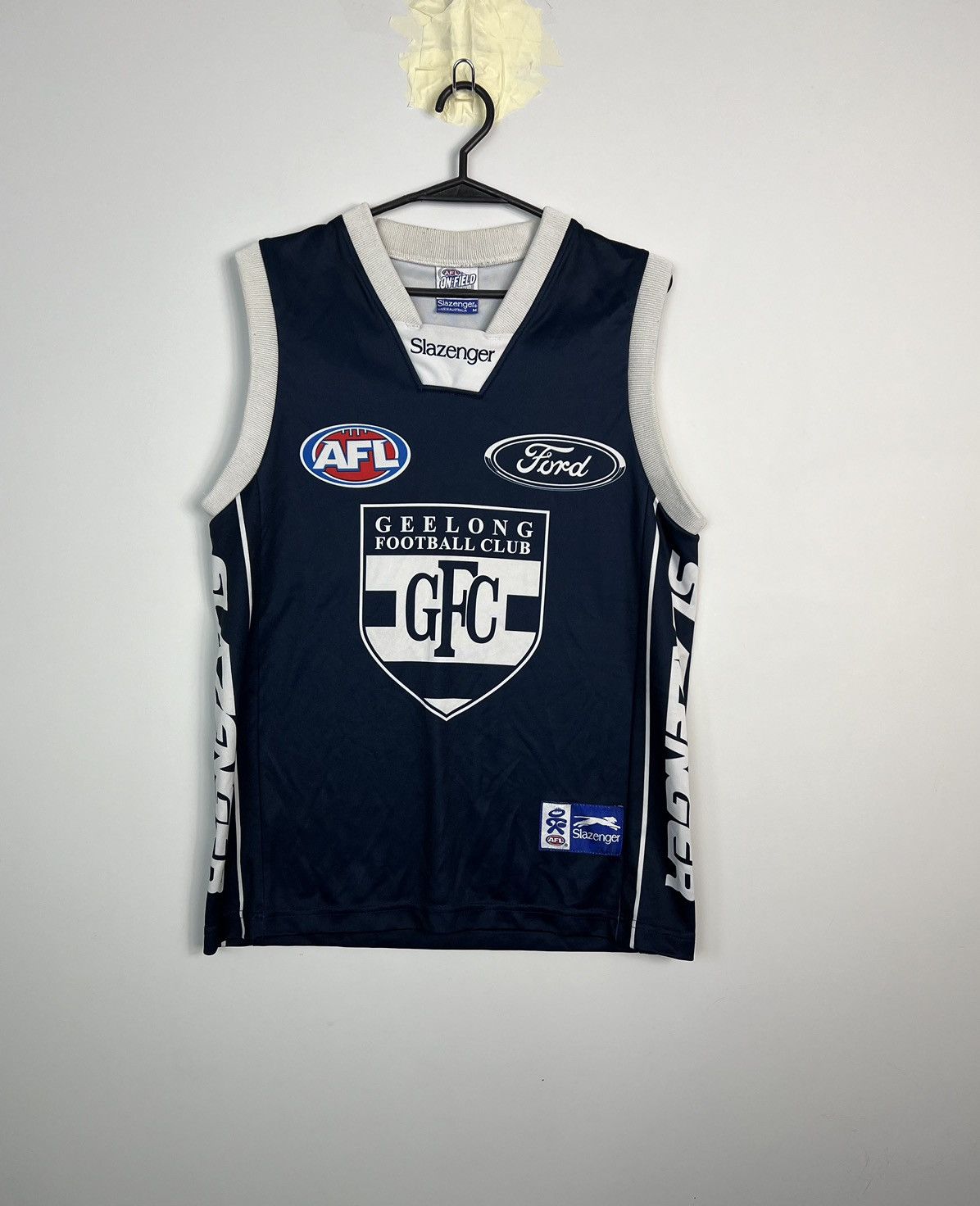 Vintage Jersey Slazenger Geelong Cats 2000s AFL Vintage Australia Size US M / EU 48-50 / 2 - 1 Thumbnail
