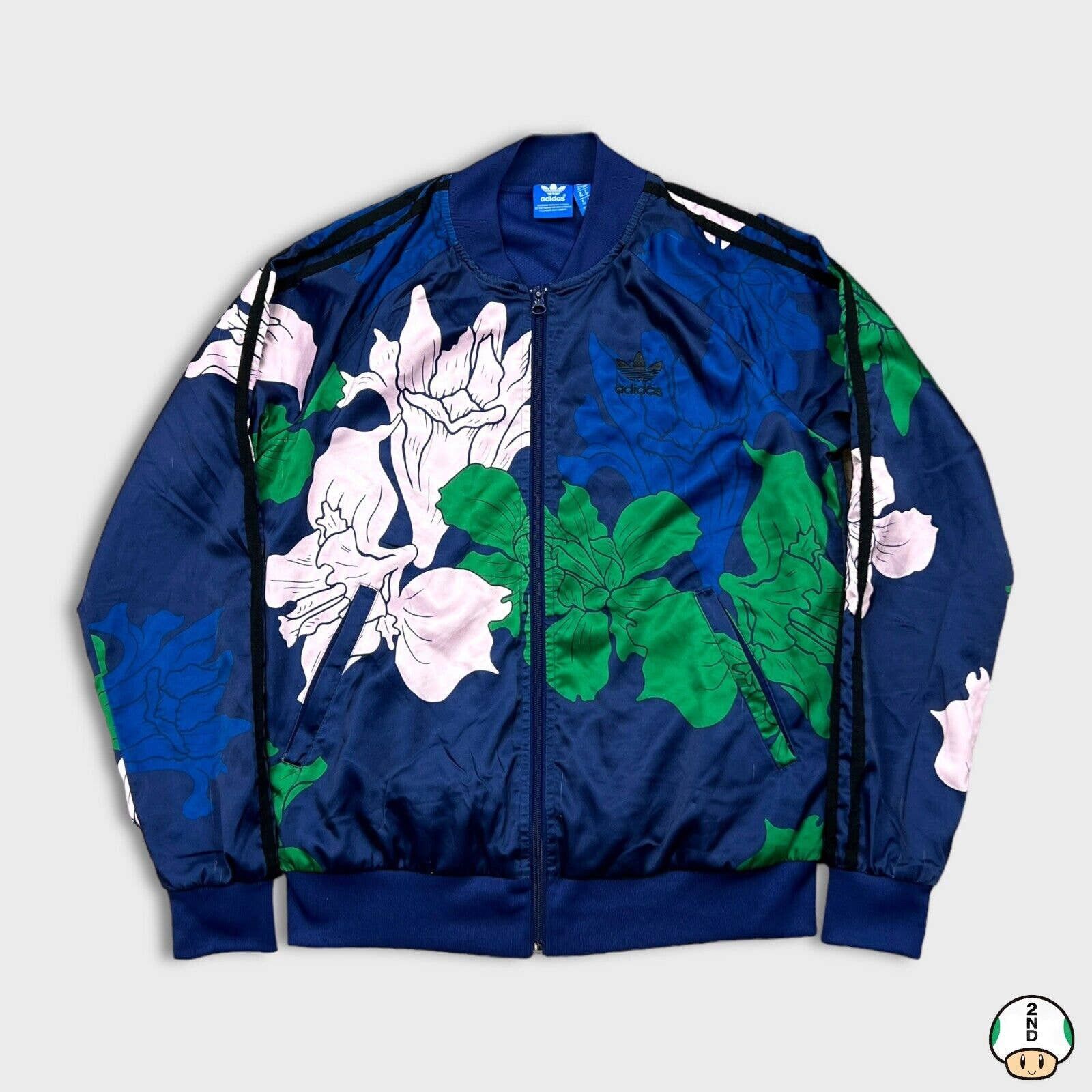 Adidas × Vintage Vintage Y2K Adidas Track Jacket Size US S / EU 44-46 / 1 - 1 Thumbnail