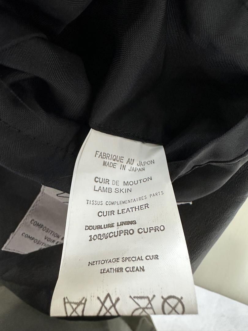 Yohji Yamamoto POUR HOMME 03aw Pimp era flower patched leather jacket Size US L / EU 52-54 / 3 - 9 Thumbnail