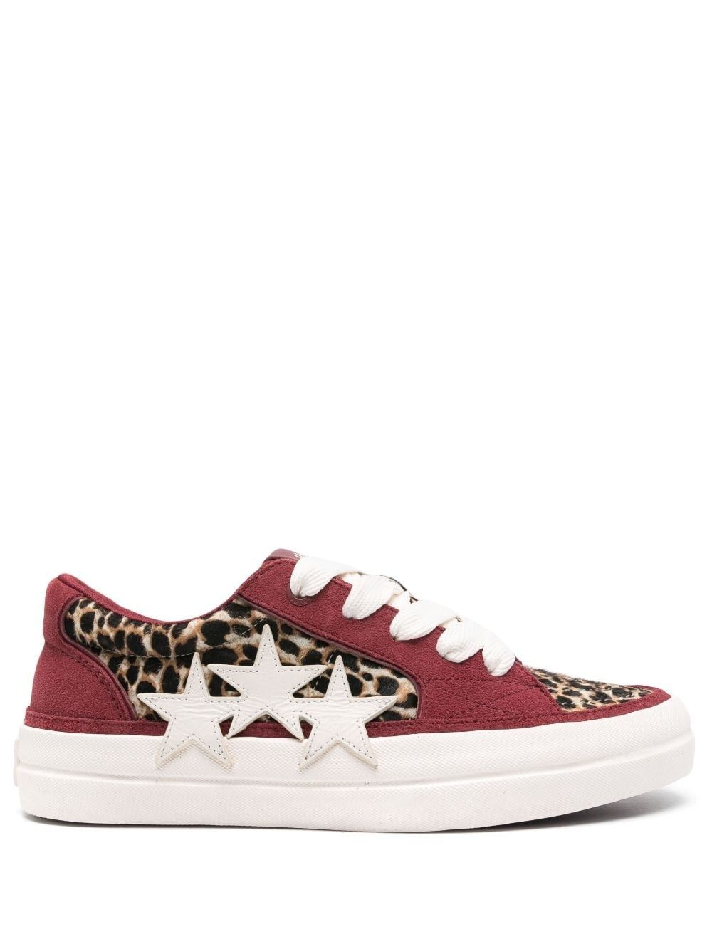 Amiri o1orln1025 Sunset Leopard-Print Sneakers in Multicolor Size US 12 / EU 45 - 1 Thumbnail