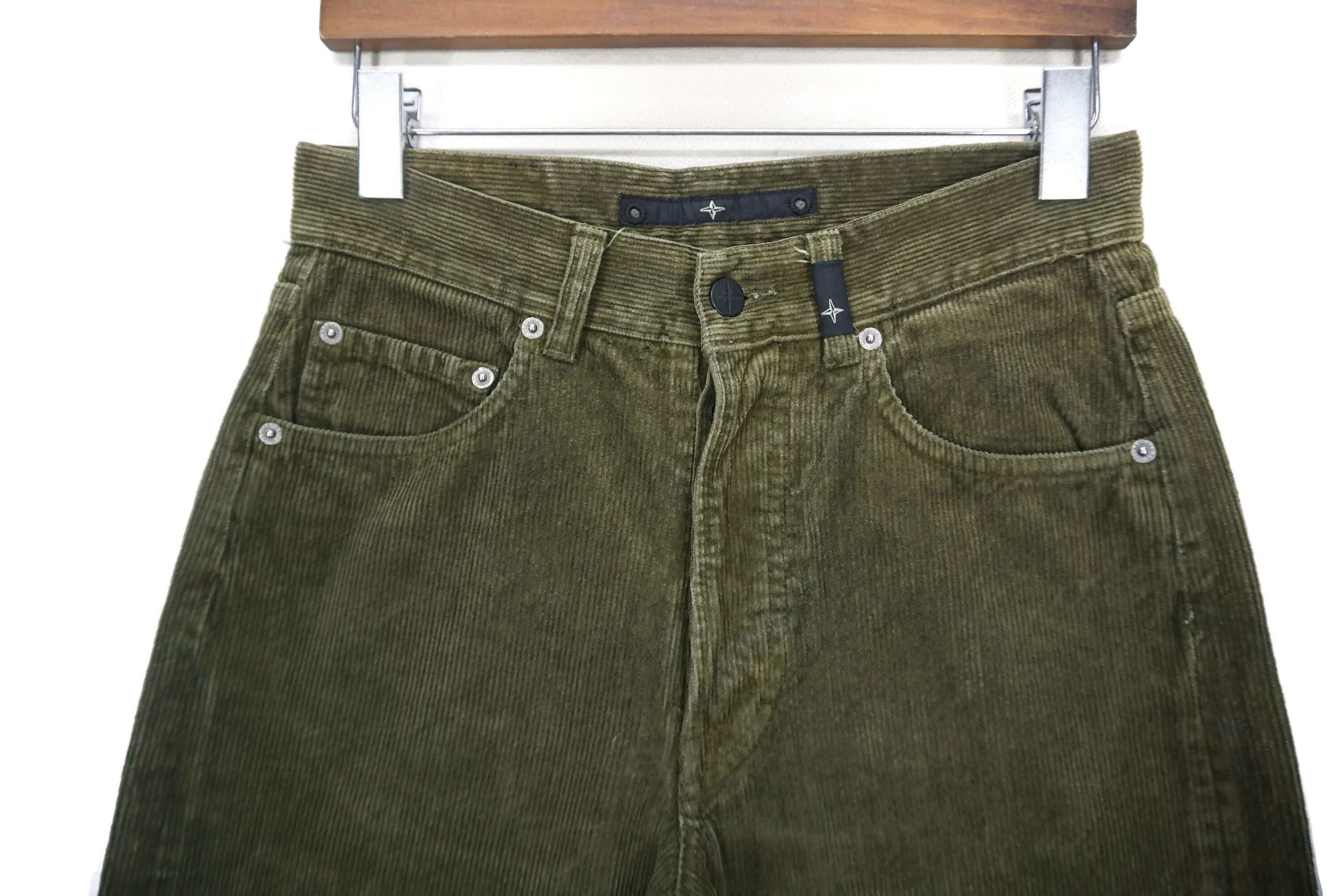 Stone Island Cropped Corduroy Pants Size W28xL26 Made in Italy Size US 28 / EU 44 - 3 Thumbnail