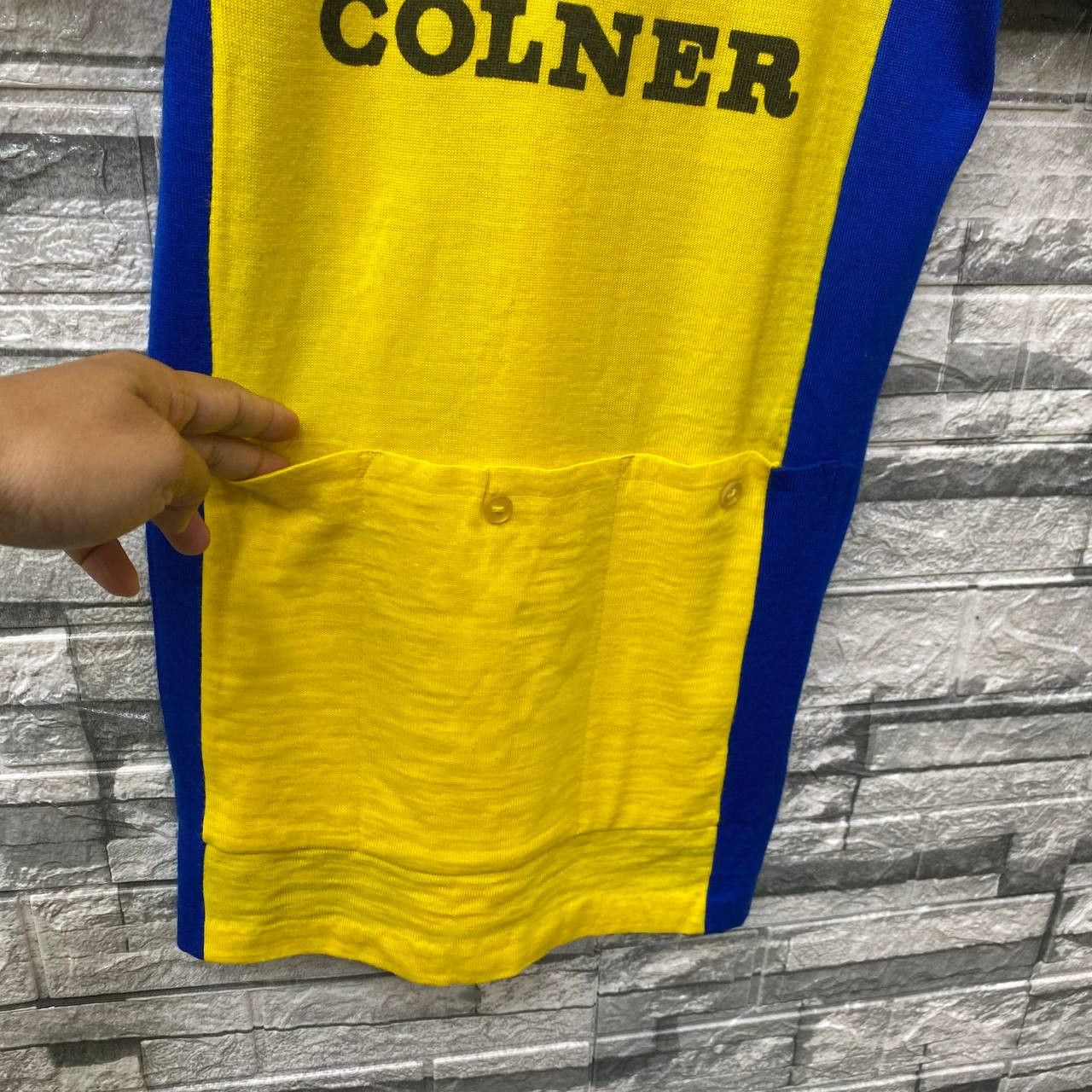 Vintage VINTAGE 70s COLNER (By Colnago)Acrilic Cycling Jersey Italy Size US M / EU 48-50 / 2 - 9 Thumbnail