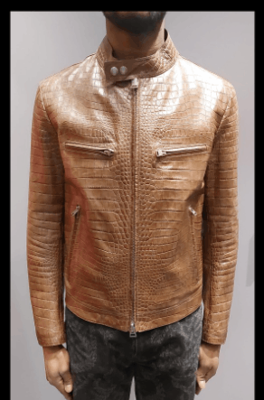 image of Tom Ford O1Loc1C0324 Tfl726Sz Outwear Jacket In Brown, Men's (Size Medium)