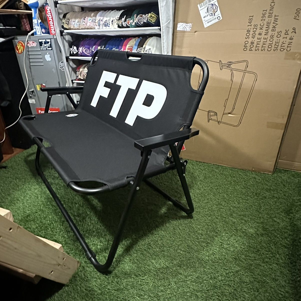 Fuck The Population FTP LOGO BENCH CHAIR Size ONE SIZE - 3 Thumbnail