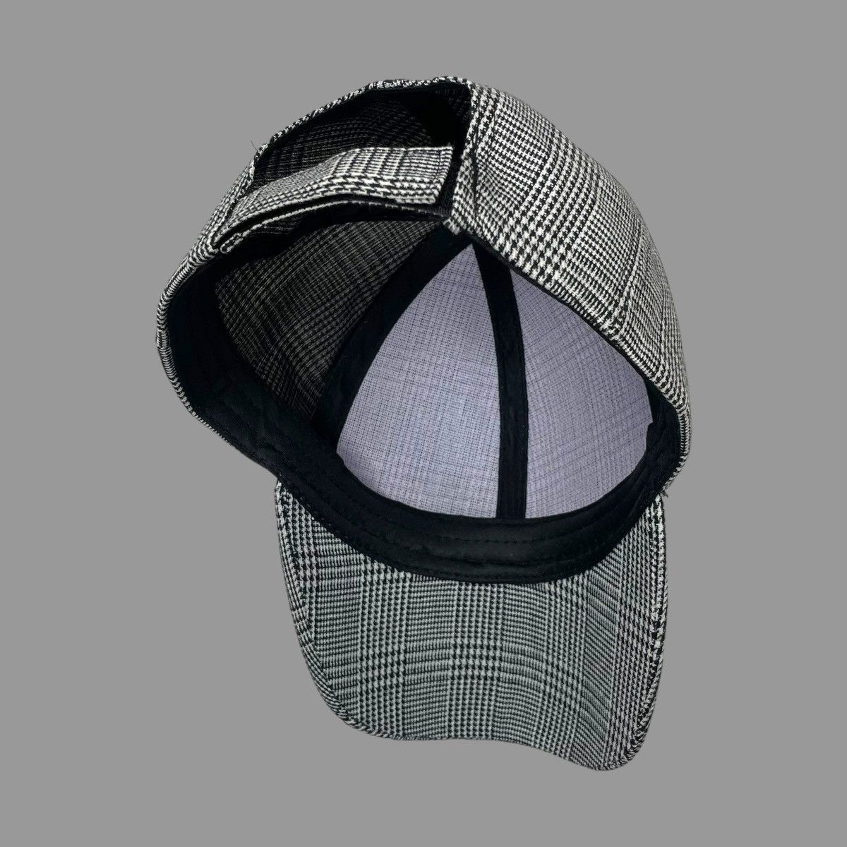 Vintage Vintage 90s blank plaid hat Size ONE SIZE - 3 Thumbnail