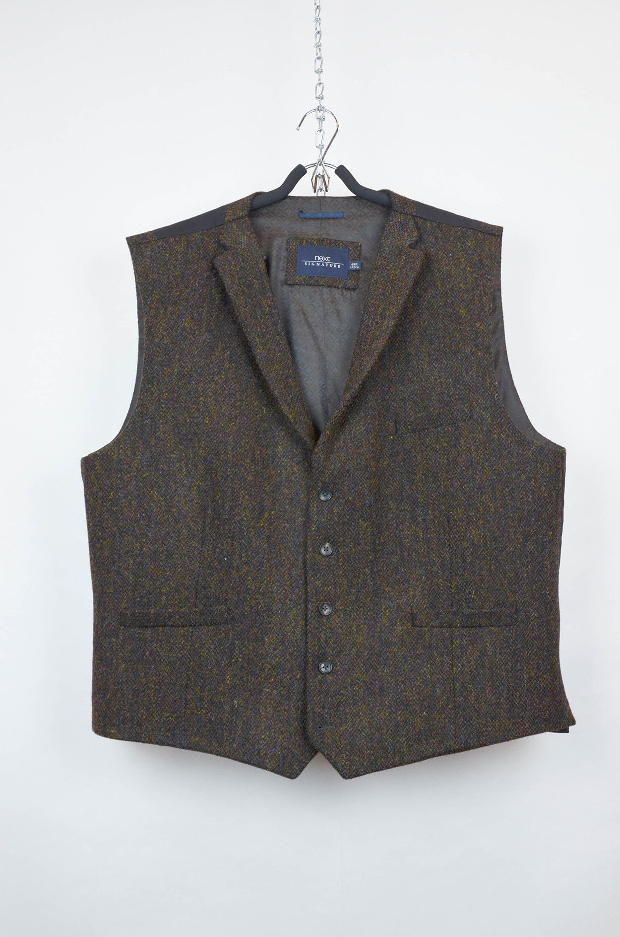 Harris tweed waistcoat primark best sale