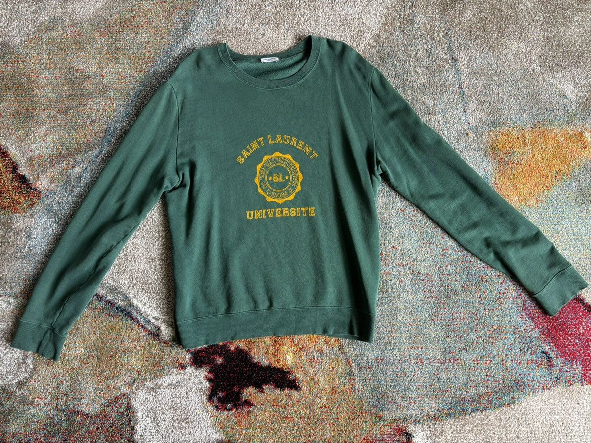 Pre-owned Saint Laurent Sweater In Green
