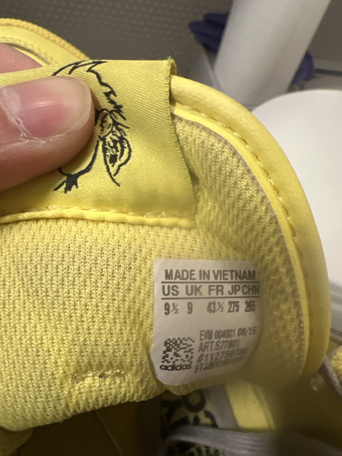 Adidas × Jeremy Scott Yellow Jeremy Scott Hi Top Sneakers Size US 9.5 / EU 42-43 - 6 Thumbnail