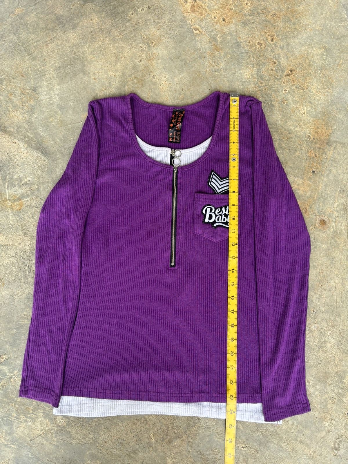 Hysteric Glamour × If Six Was Nine × Japanese Brand Y2k Double Layer Over Girl Punk style Longsleeve Size M / US 6-8 / IT 42-44 - 8 Thumbnail