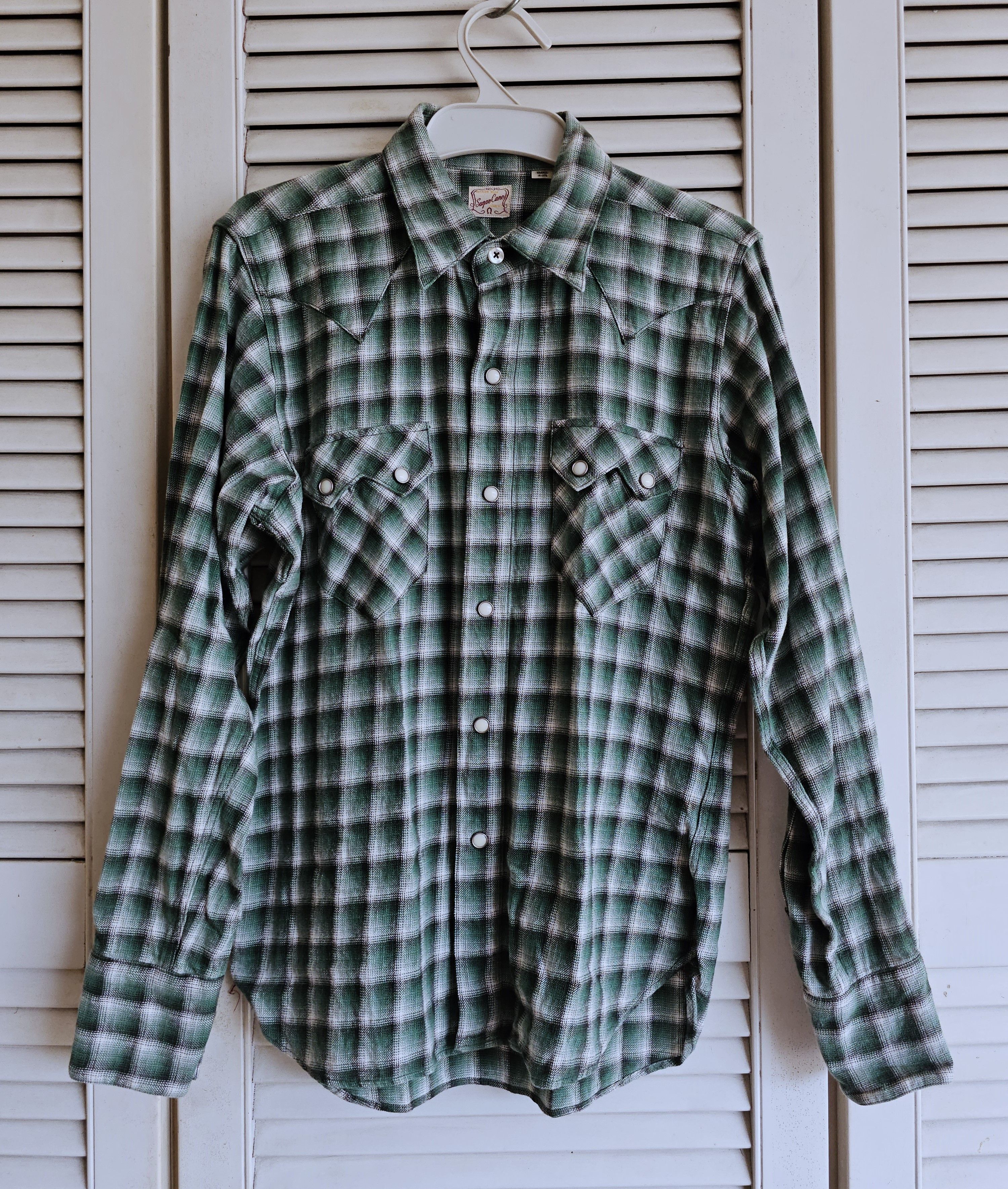 Sugar Cane Sugar Cane Heavyweight Flannel Green Size US S / EU 44-46 / 1 - 1 Thumbnail