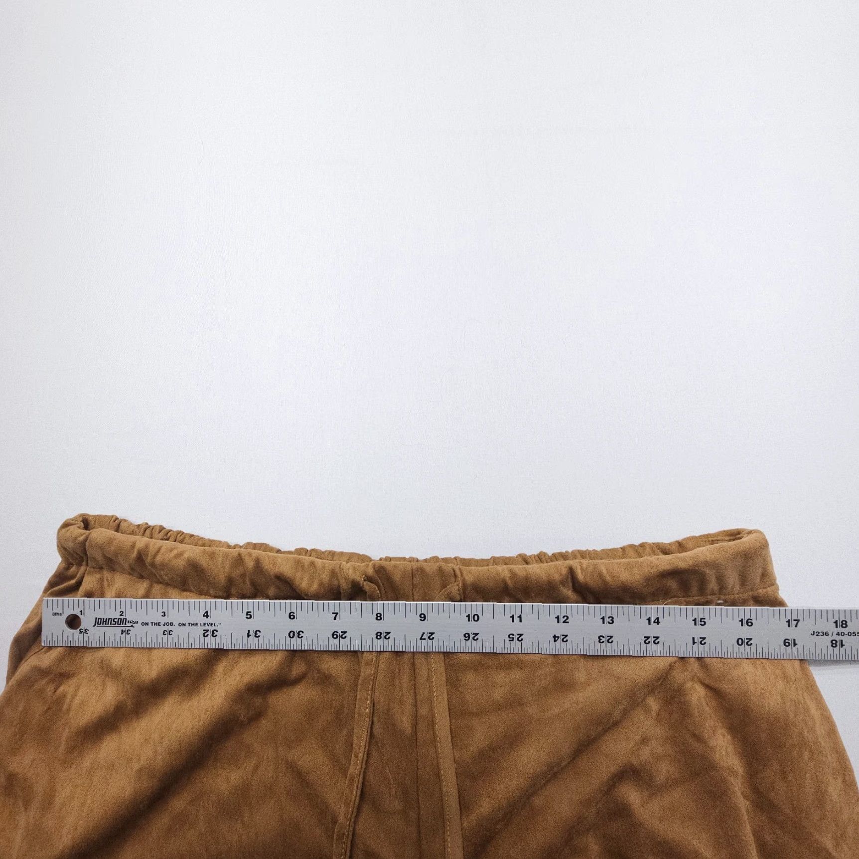 Velvet Autres Filles Pant pants Wide Leg Mid Rise Pull On Velvet Brown One Size OS 33 x 28" City Vintage No Size 42" / US 20 - 7 Thumbnail
