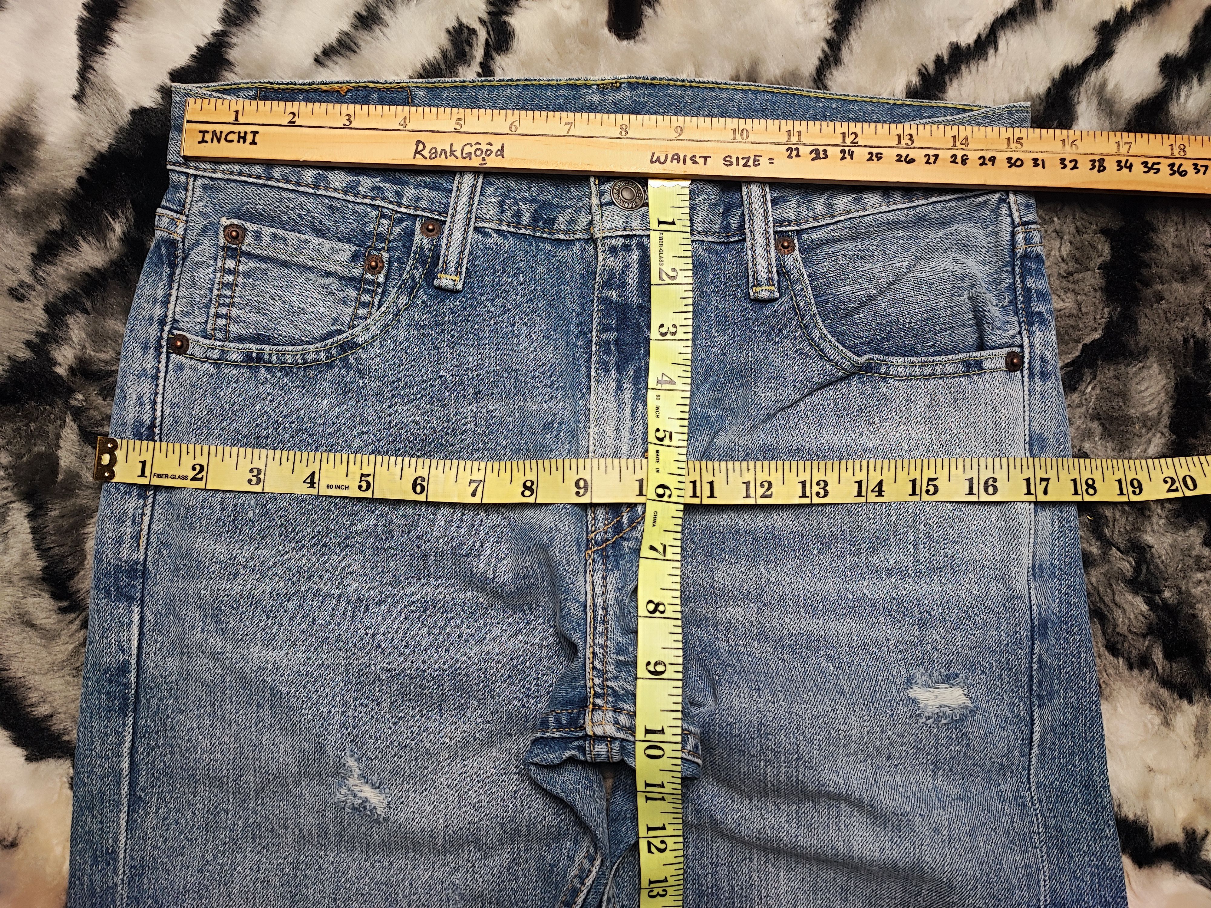 Levi's Levi's 527 Slim Bootcut Distressed Ripped Knee Flare 30X34 Size US 30 / EU 46 - 3 Thumbnail