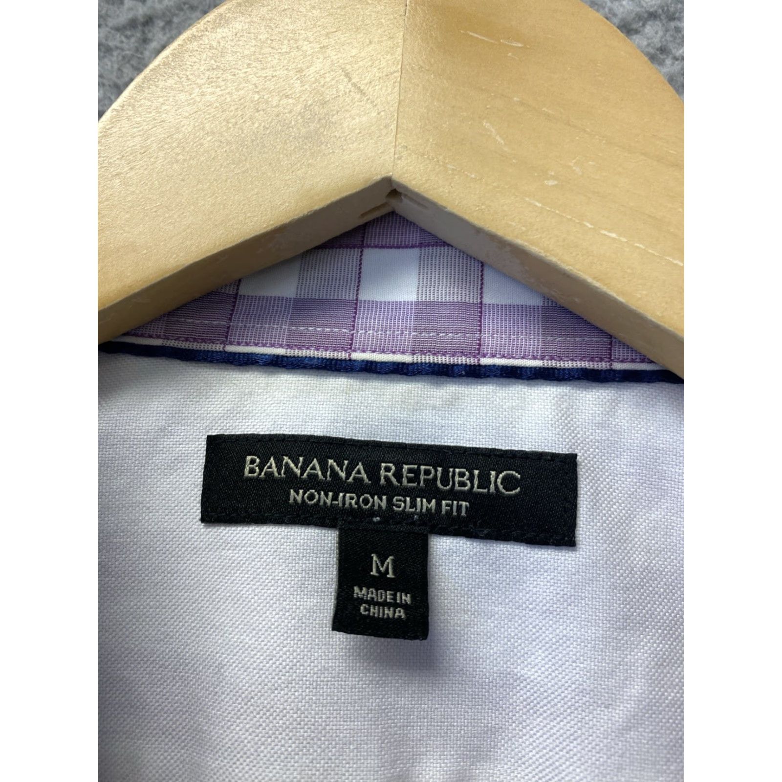 Banana Republic Banana Republic Button Shirt M Mens Purple Orchid Lavender Multicolor Slim Button Shirt 199- e Size US M / EU 48-50 / 2 - 4 Thumbnail
