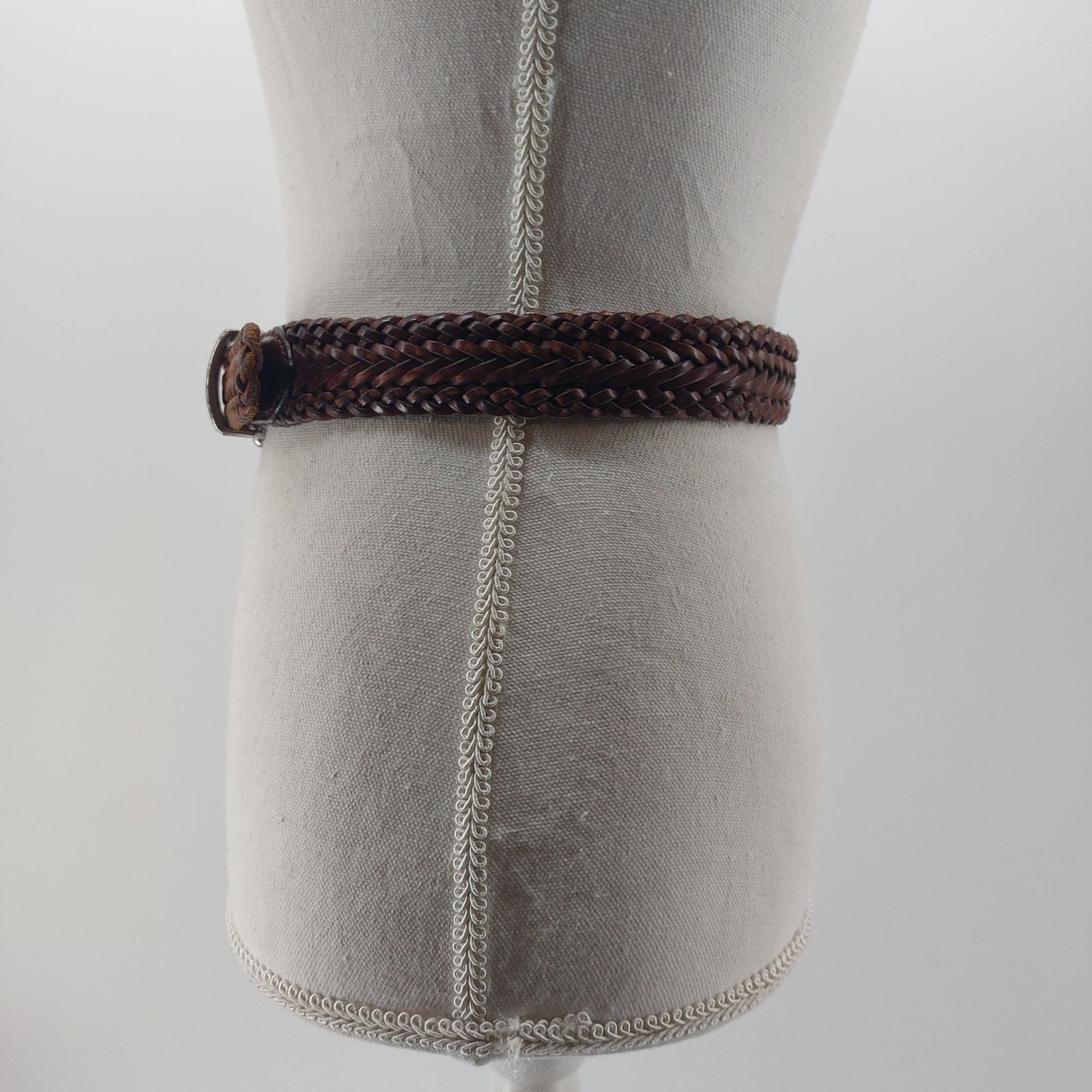 Brighton Brighton Brown Women's Leather Belt Braided Small Casual Size ONE SIZE - 2 Thumbnail