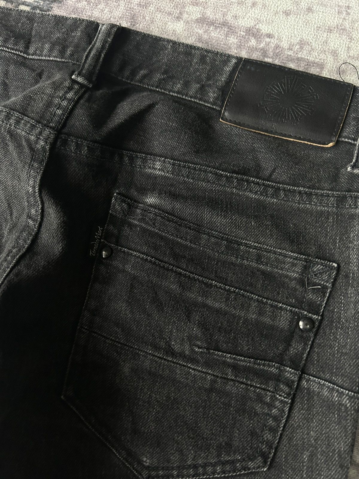Tornado Mart Tornado Mart Flared Punk Allblack Jeans Size US 34 / EU 50 - 9 Thumbnail
