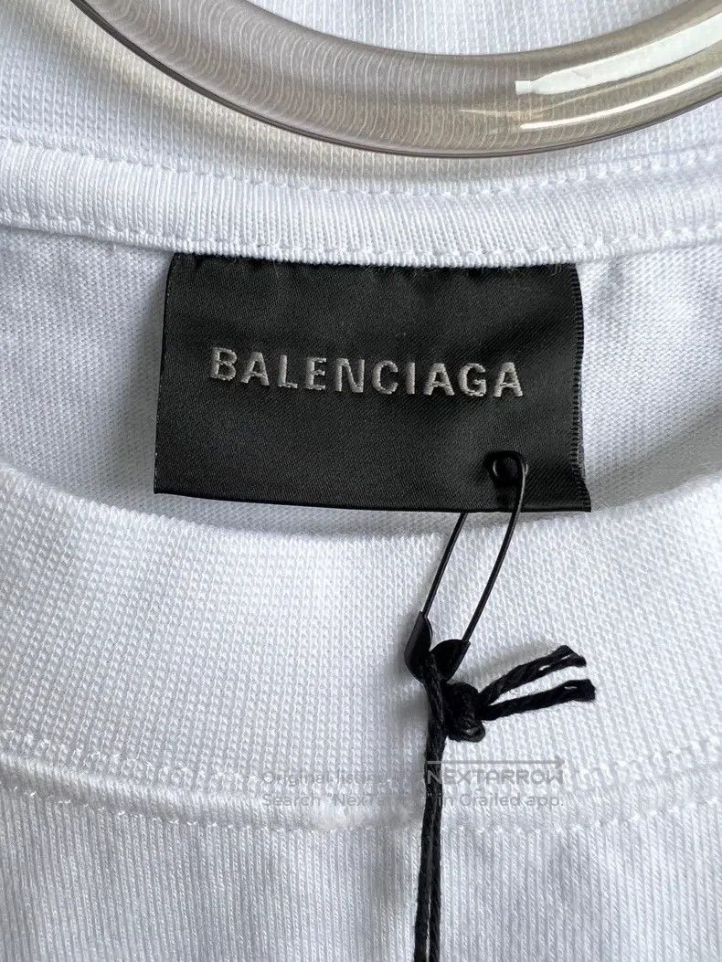 Balenciaga Balenciaga Letter Print Round Neck Short Sleeve T-Shirt Size US S / EU 44-46 / 1 - 3 Thumbnail